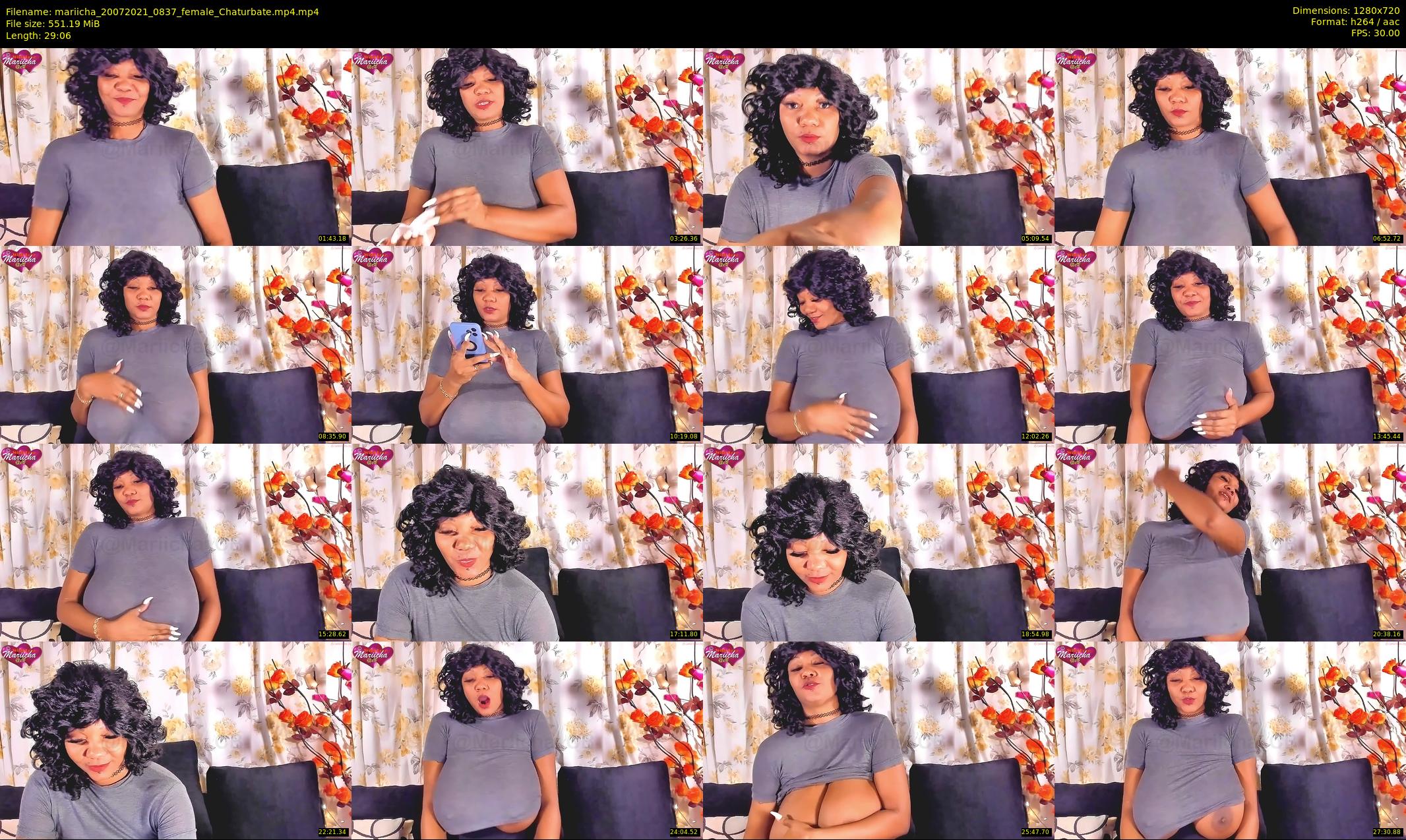 mariicha — 30 minute Chaturbate female cam show recording, 720p, Jul 20, 2021
