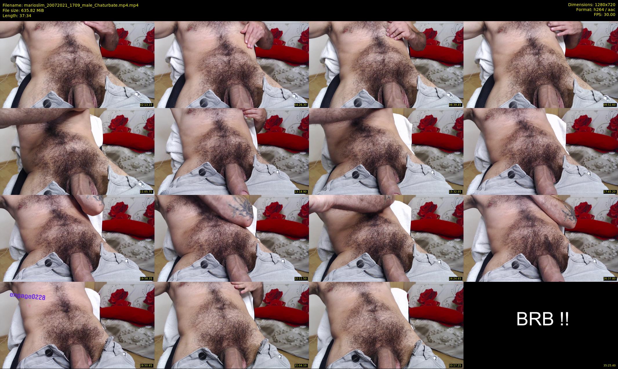 marioslim — 38 minute Chaturbate male cam show recording, 720p, Jul 20, 2021