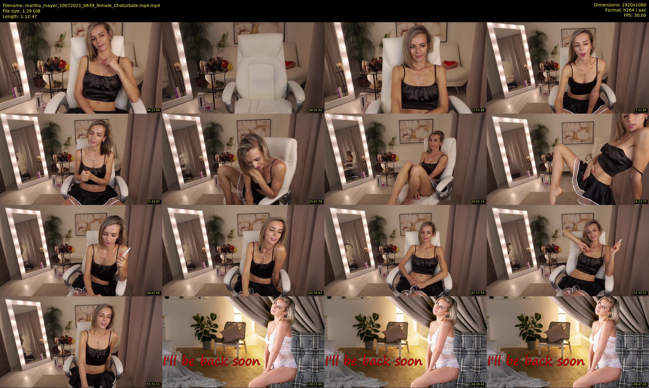 martha_mayer — 73 minute Chaturbate female cam show recording, 1080p, Jul 20, 2021