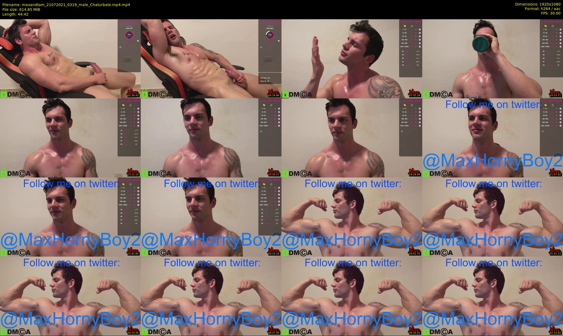 maxandtam — 45 minute Chaturbate couple cam show recording, 1080p, Jul 21, 2021