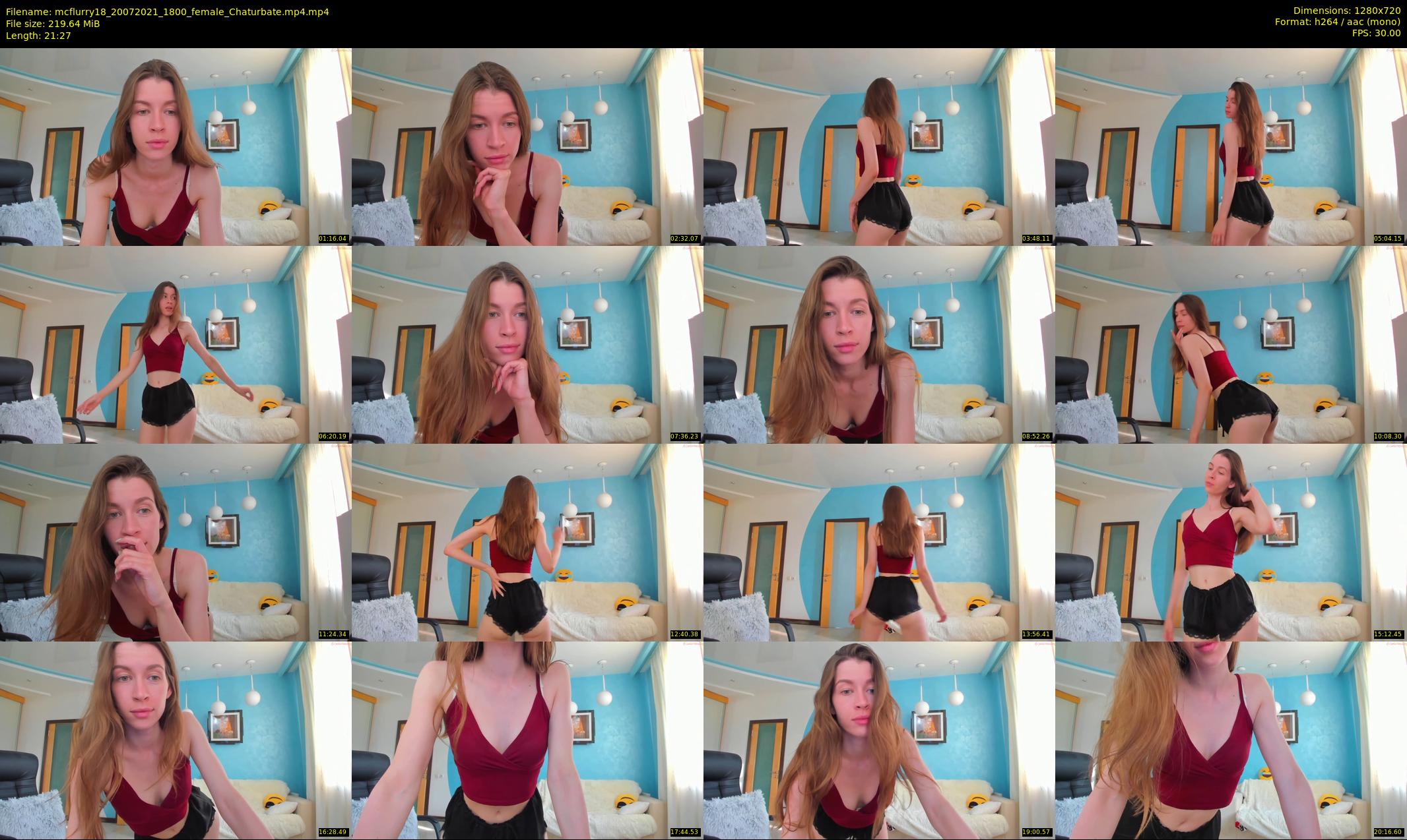 mcflurry18 — 22 minute Chaturbate female cam show recording, 720p, Jul 20, 2021