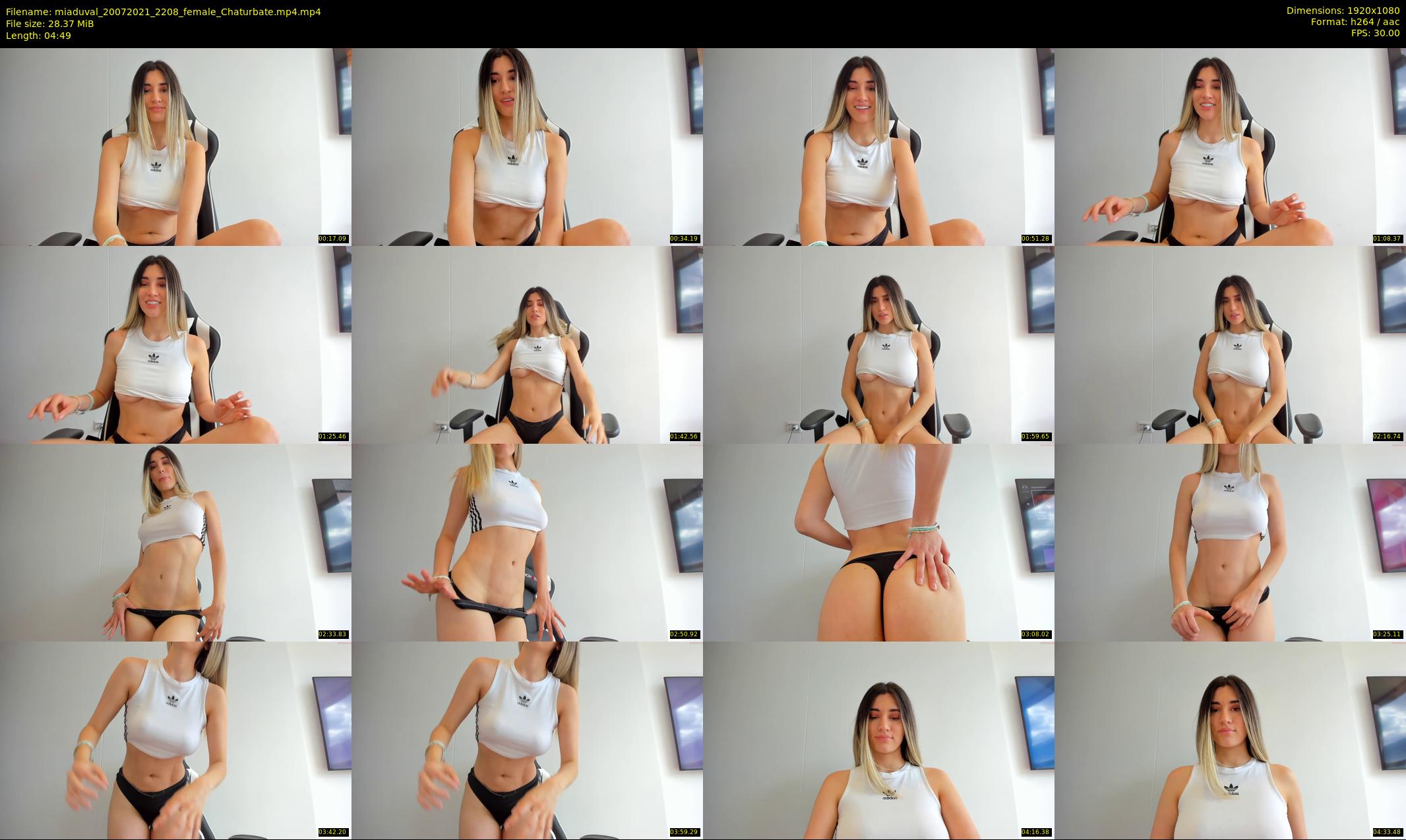 miaduval — 5 minute Chaturbate female cam show recording, 1080p, Jul 20, 2021