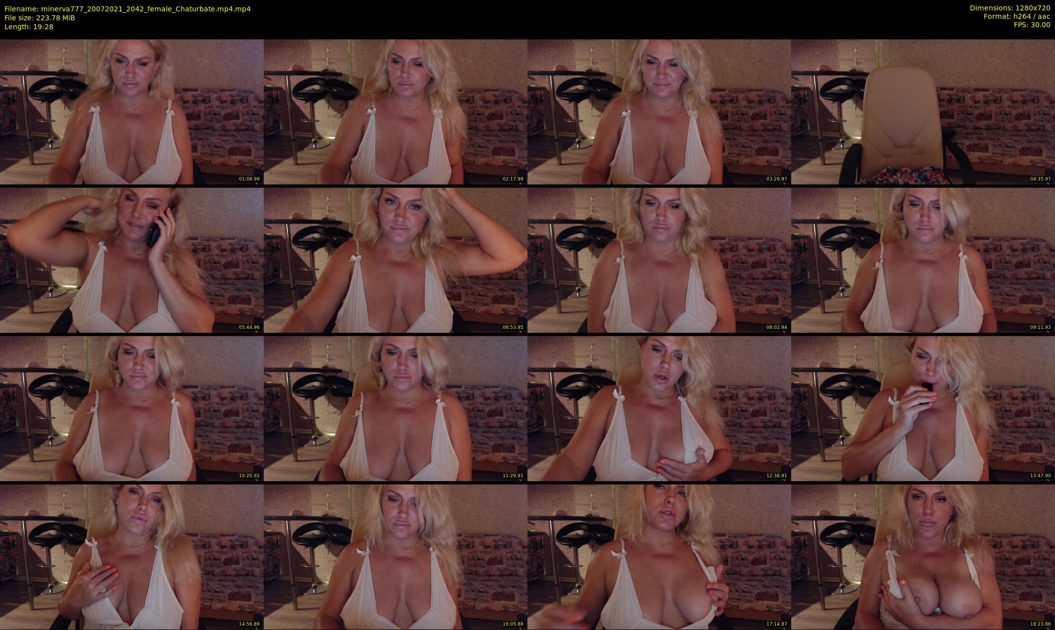 minerva777 — 20 minute Chaturbate female cam show recording, 720p, Jul 20, 2021