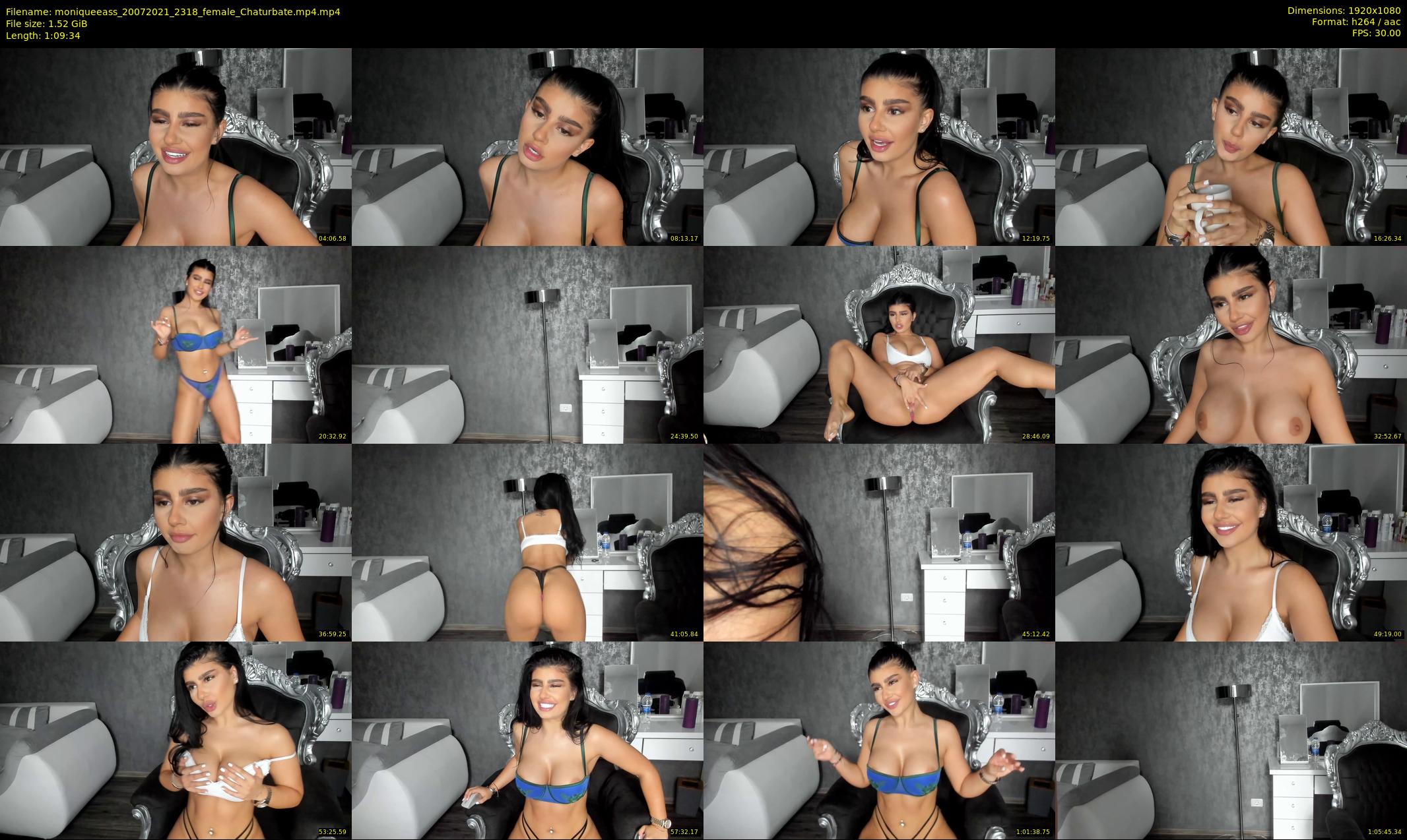 moniqueeass — 70 minute Chaturbate female cam show recording, 1080p, Jul 20, 2021