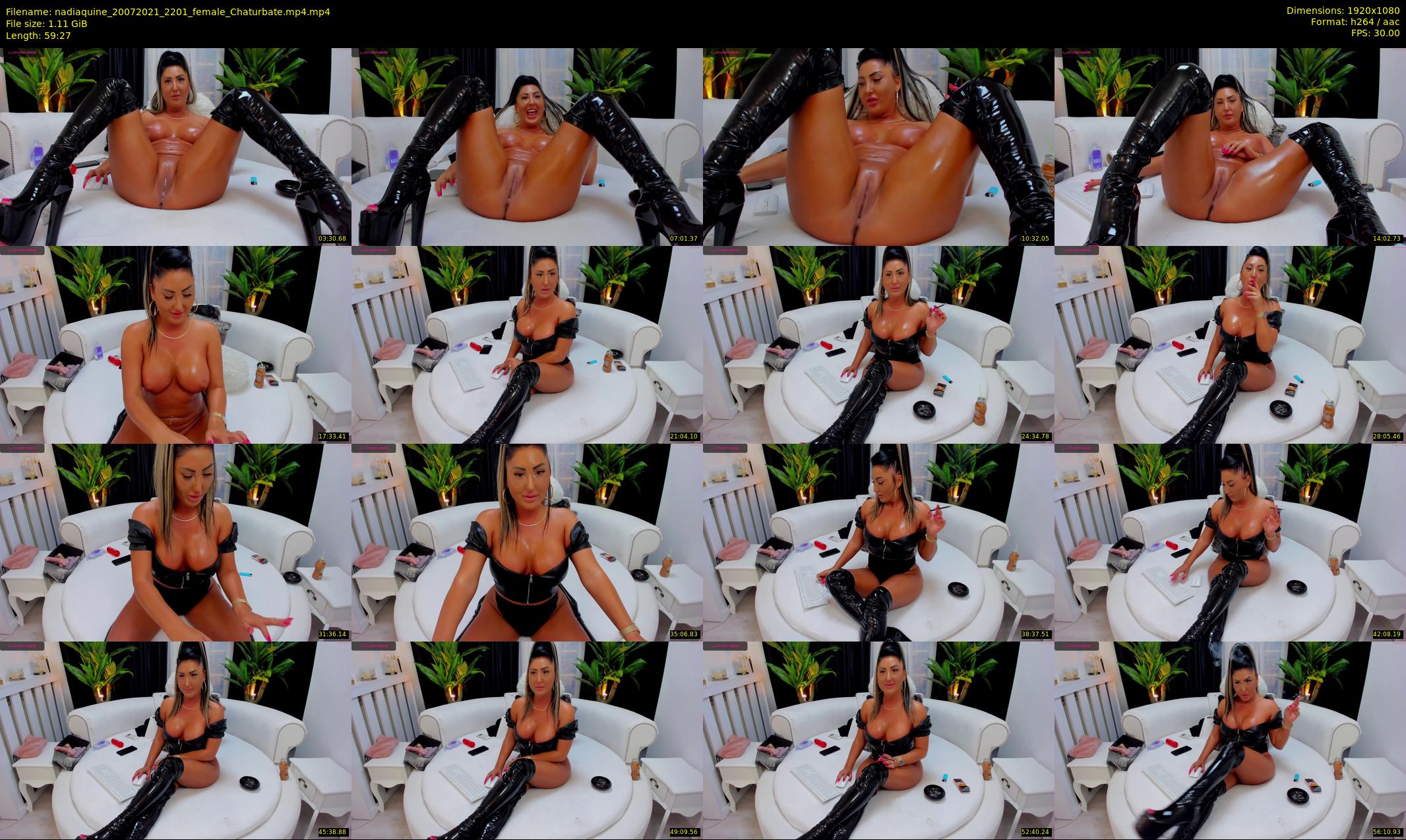 nadiaquine — 60 minute Chaturbate female cam show recording, 1080p, Jul 20, 2021