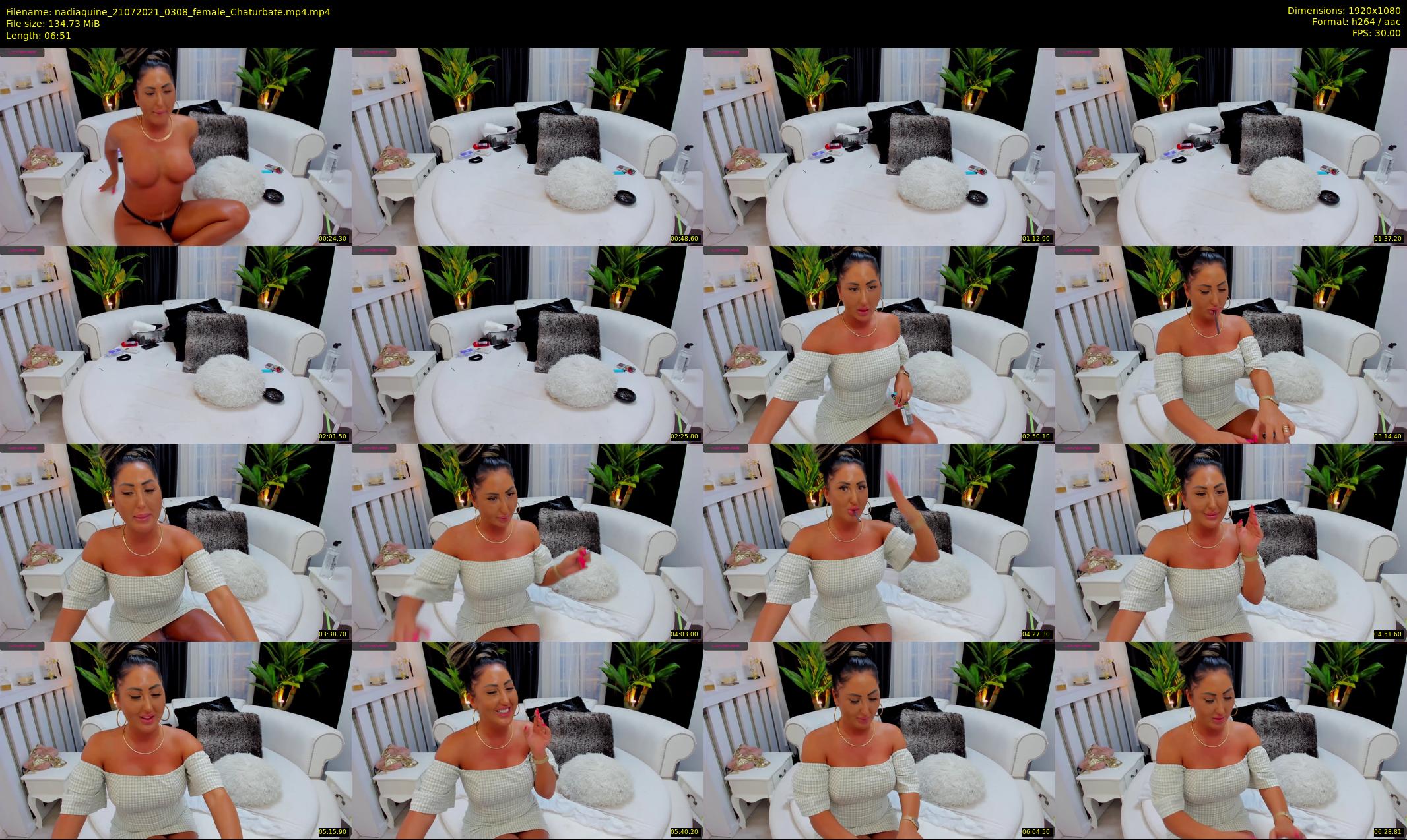 nadiaquine — 7 minute Chaturbate female cam show recording, 1080p, Jul 21, 2021
