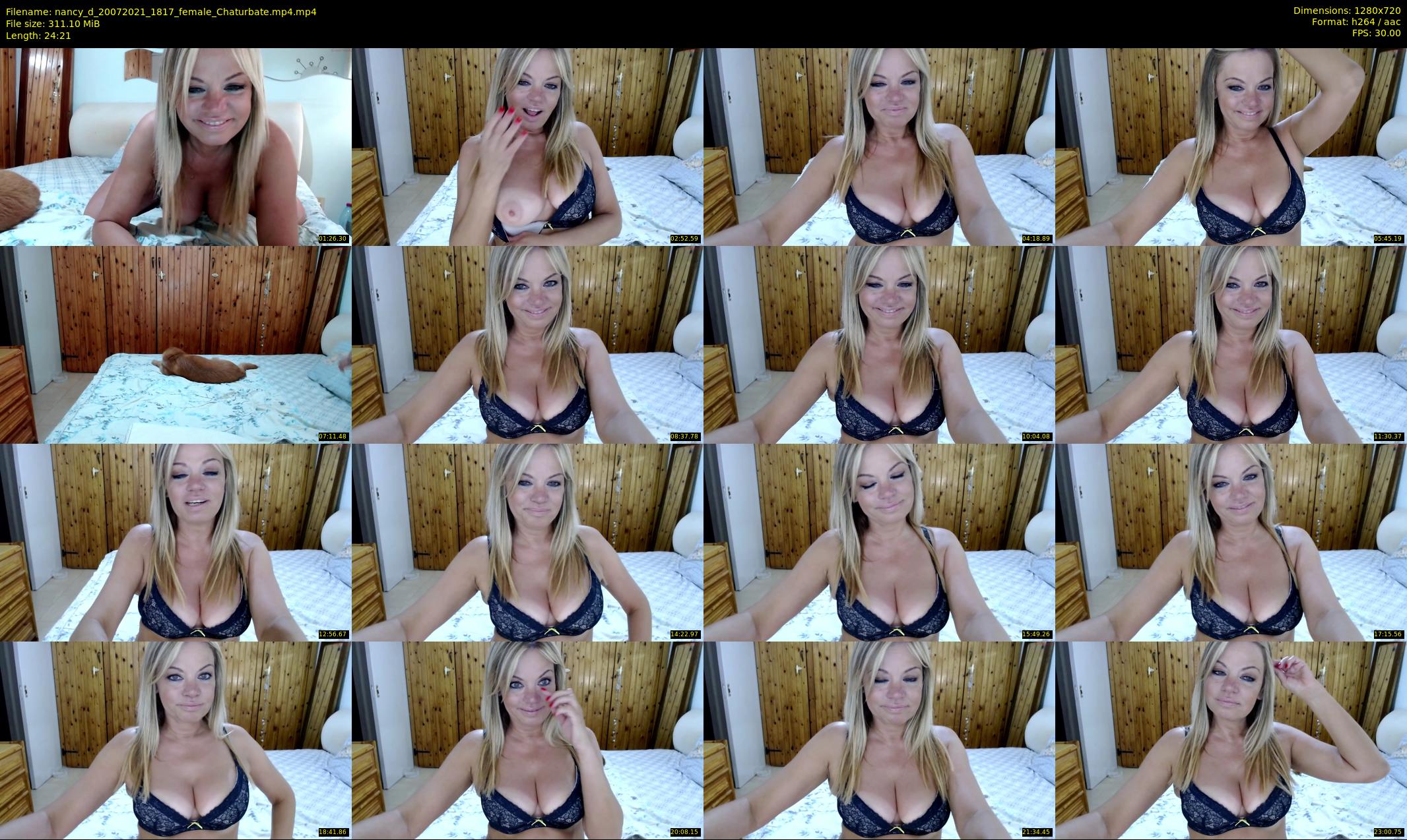 nancy_d — 25 minute Chaturbate female cam show recording, 720p, Jul 20, 2021