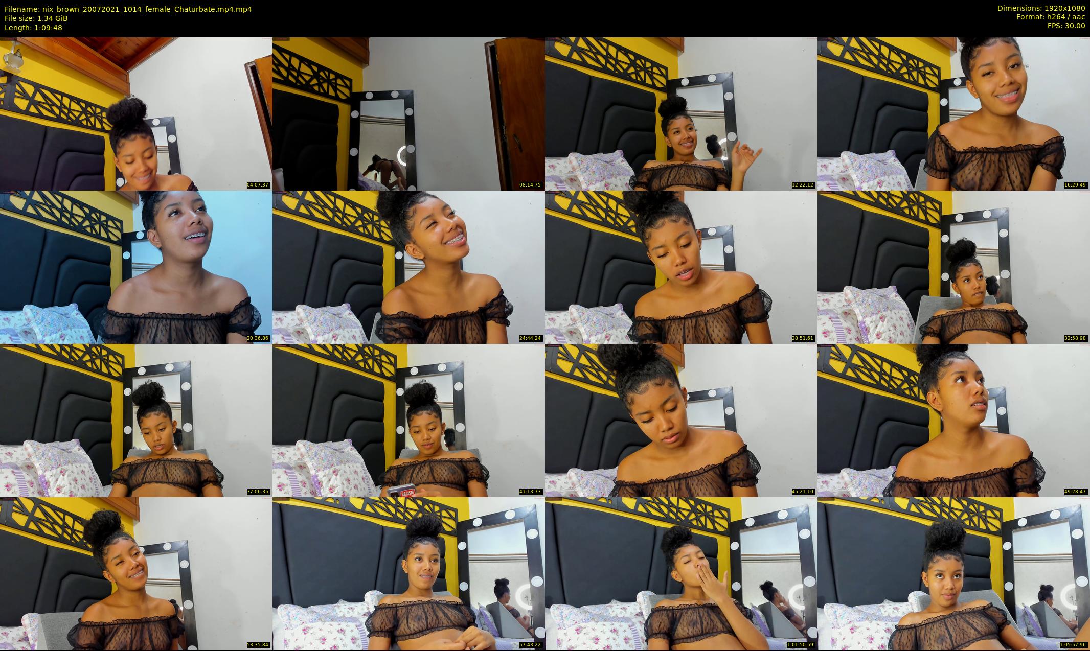 nix_brown — 70 minute Chaturbate female cam show recording, 1080p, Jul 20, 2021