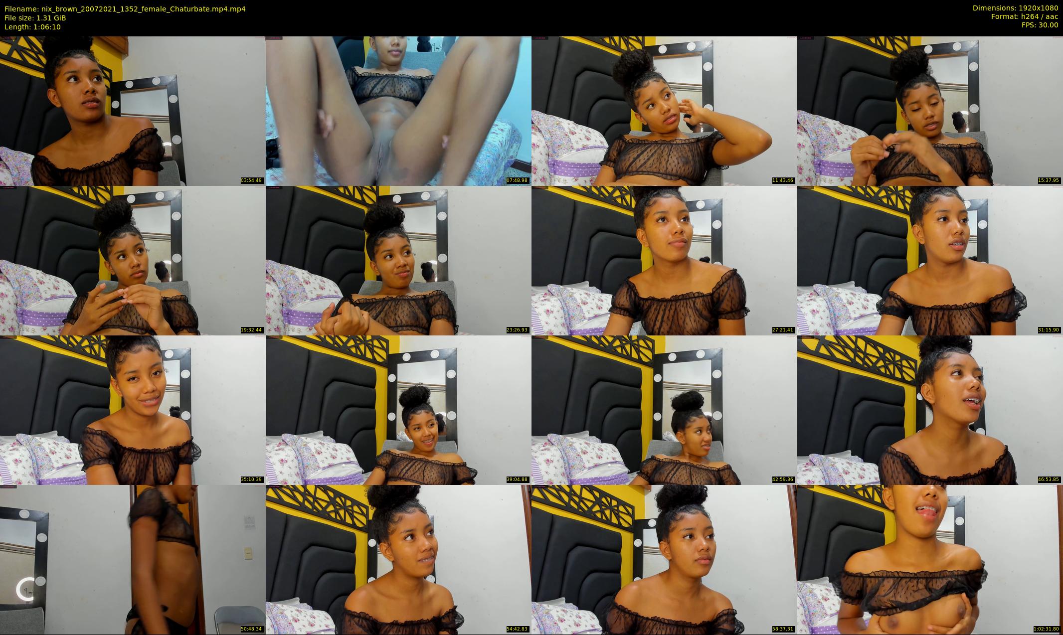 nix_brown — 67 minute Chaturbate female cam show recording, 1080p, Jul 20, 2021