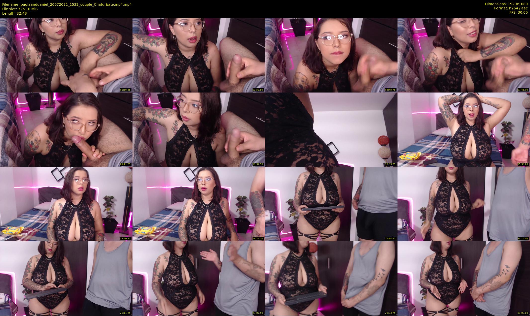 paolaanddaniel — 33 minute Chaturbate couple cam show recording, 1080p, Jul 20, 2021
