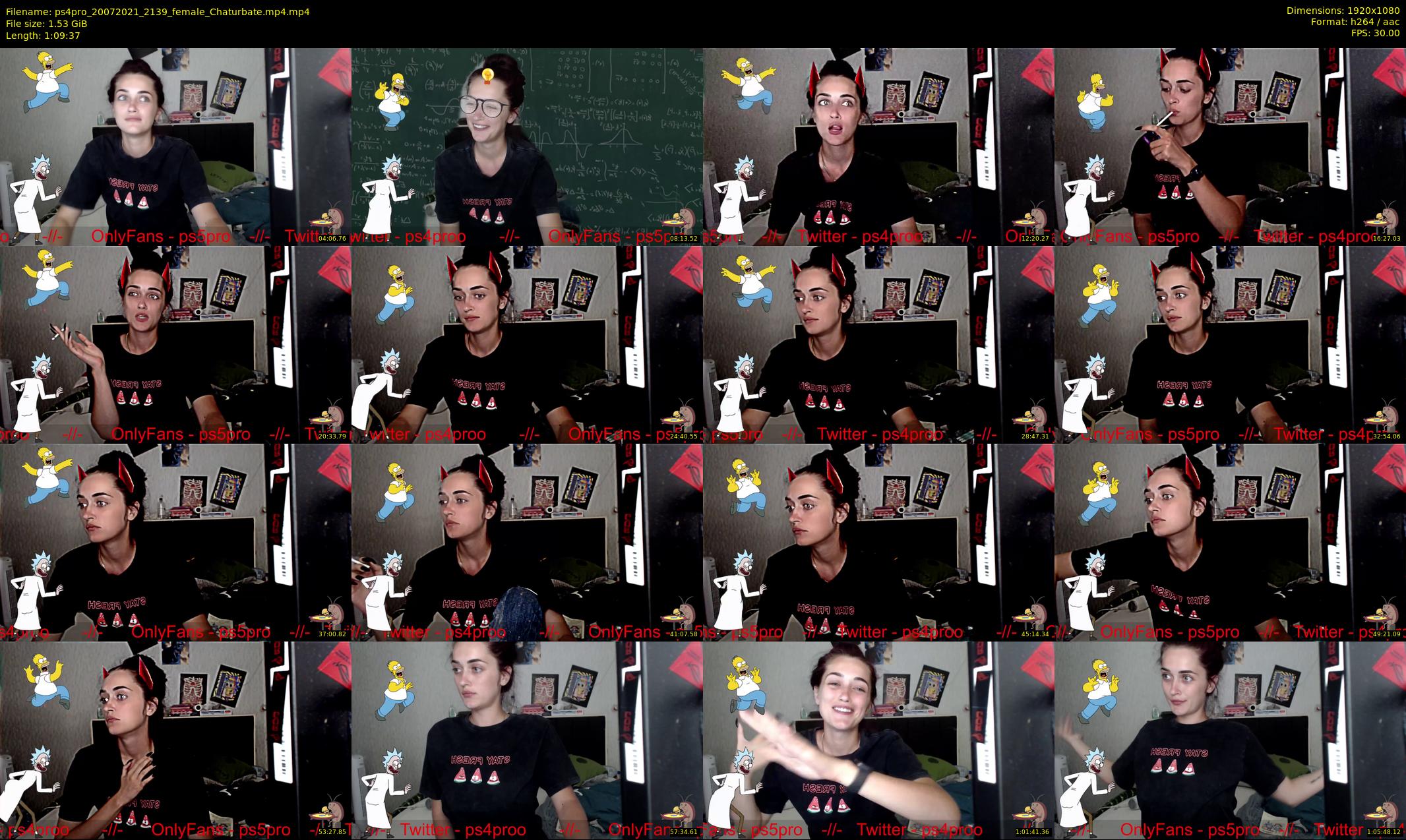 ps4pro — 70 minute Chaturbate female cam show recording, 1080p, Jul 20, 2021