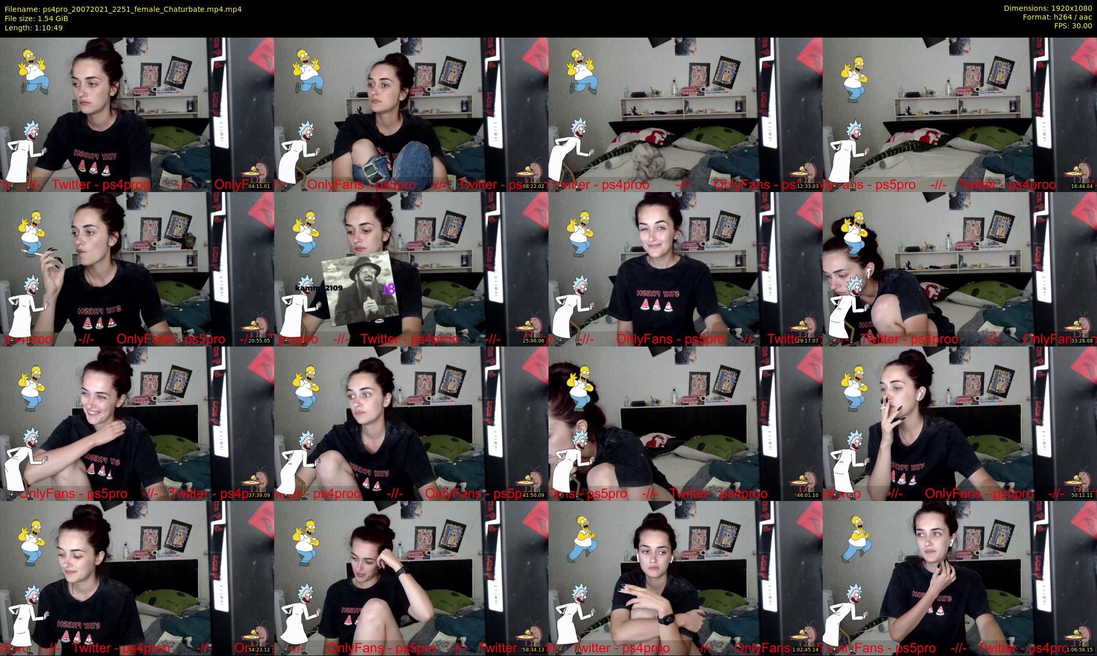 ps4pro — 71 minute Chaturbate female cam show recording, 1080p, Jul 20, 2021