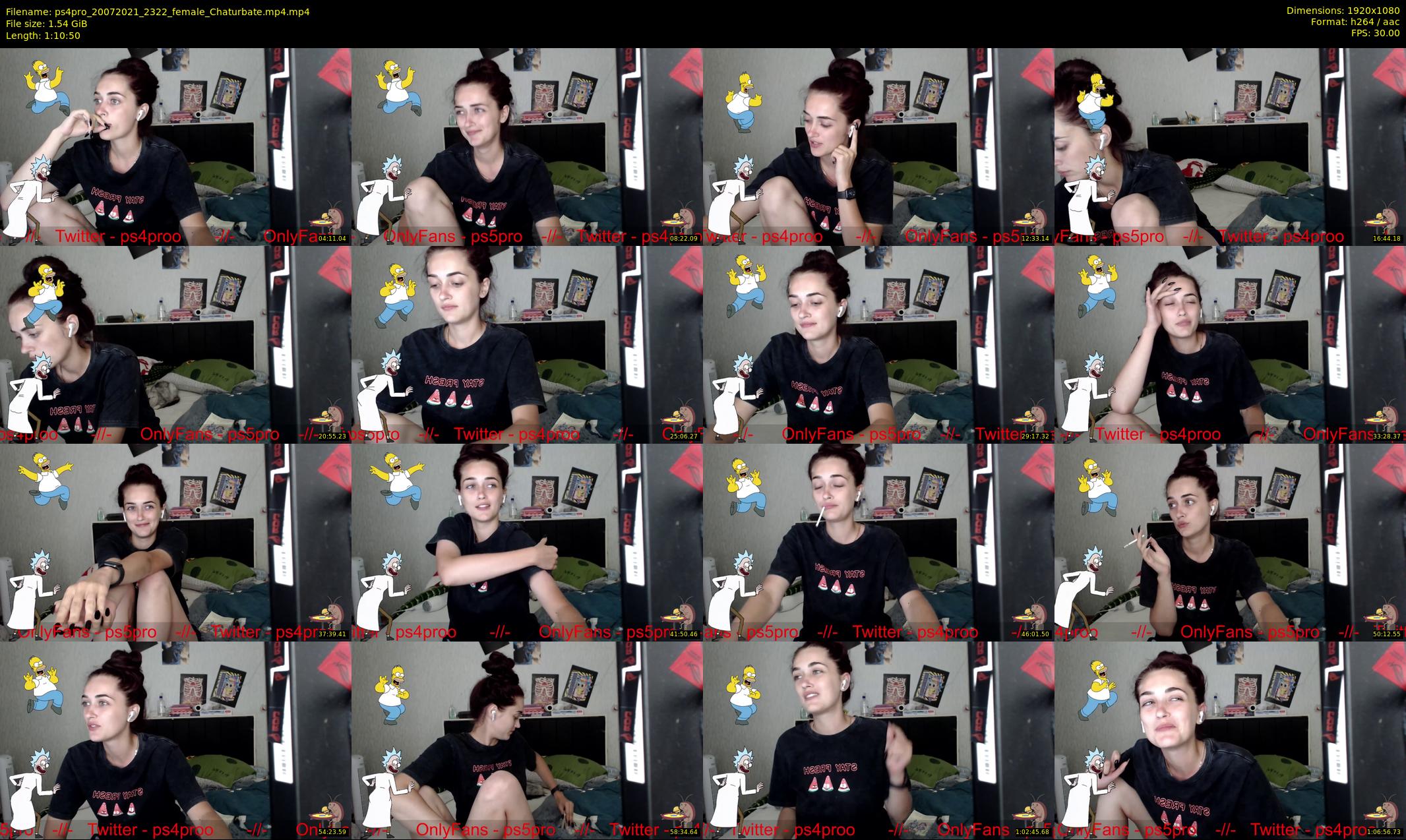 ps4pro — 71 minute Chaturbate female cam show recording, 1080p, Jul 20, 2021