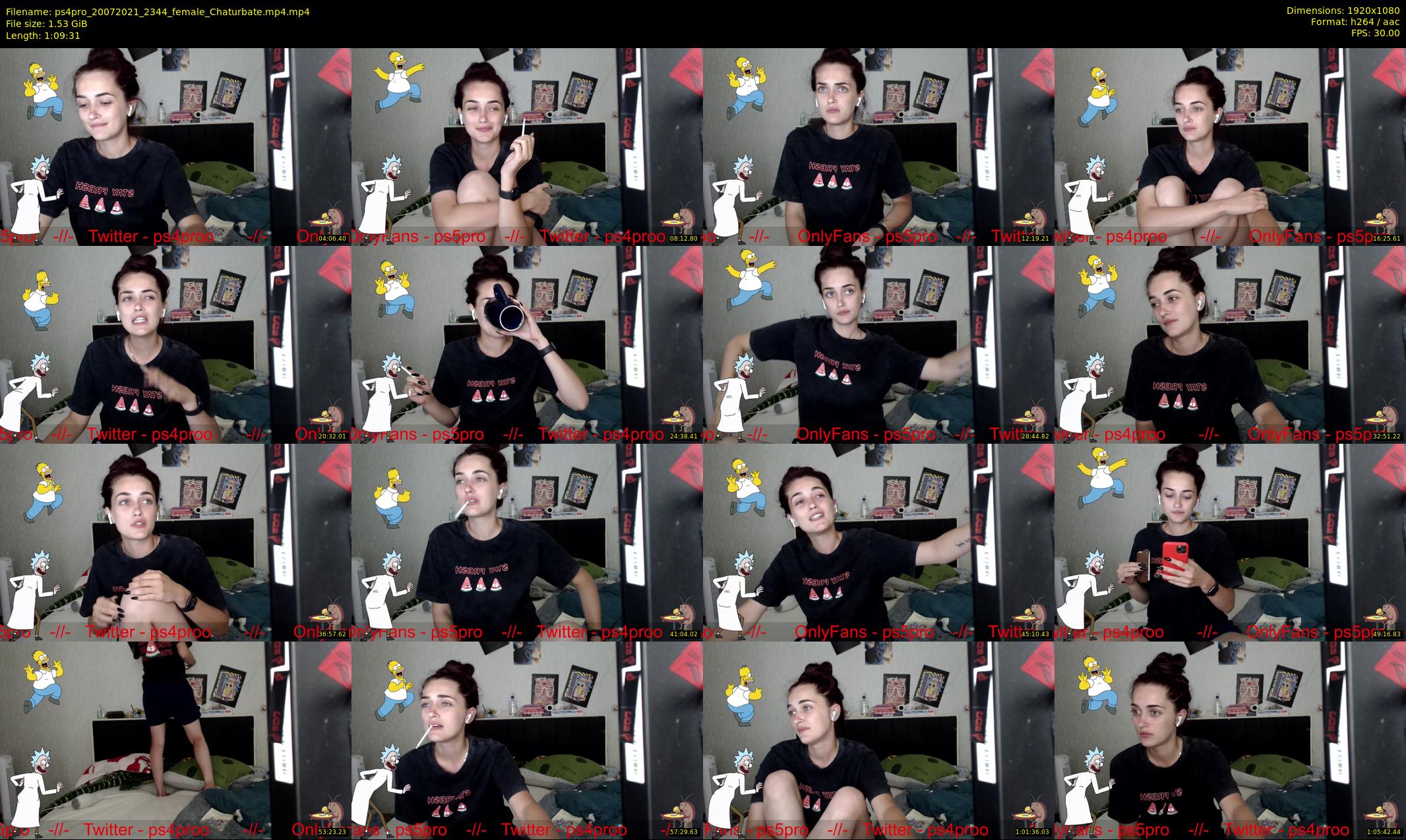 ps4pro — 70 minute Chaturbate female cam show recording, 1080p, Jul 20, 2021