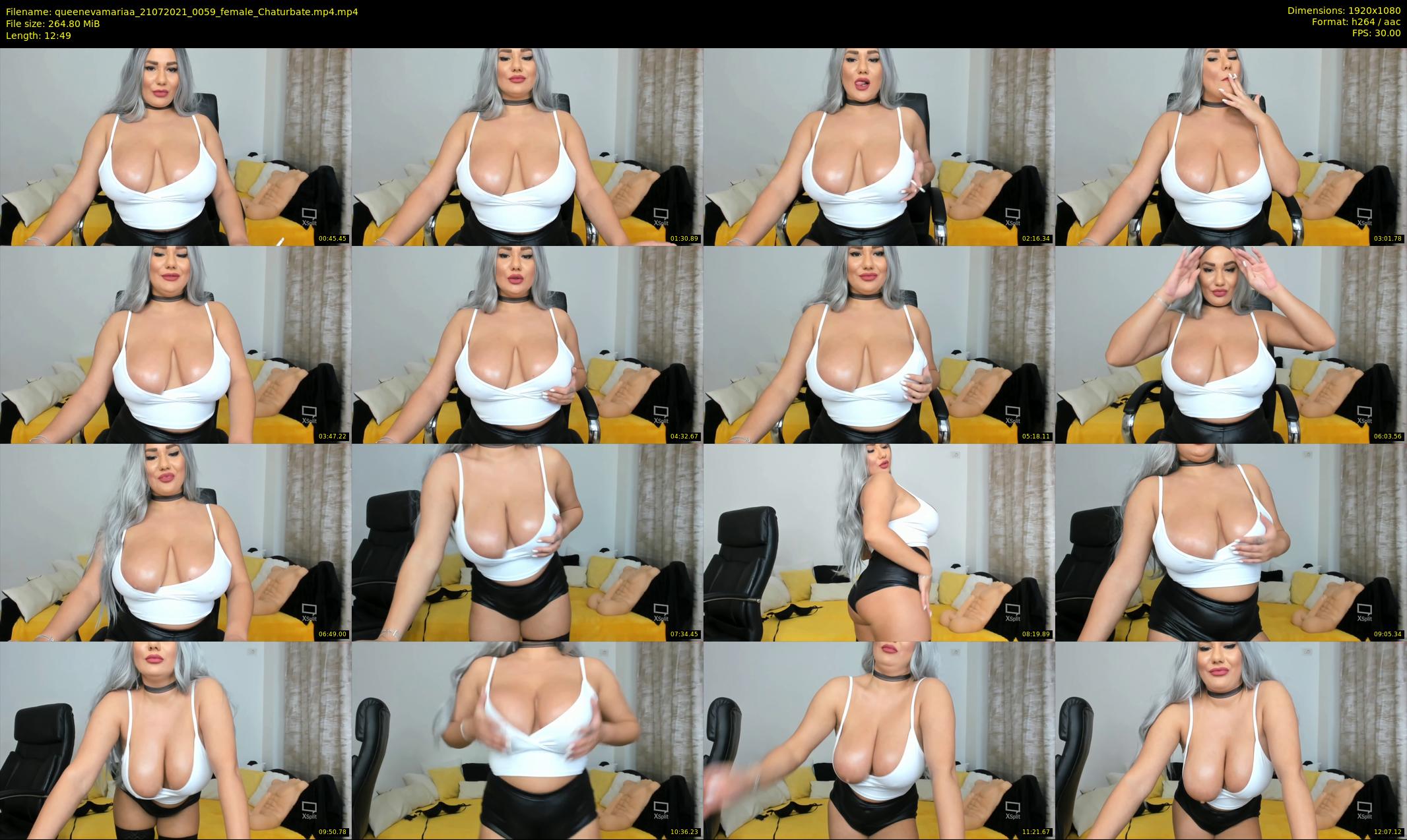 queenevamariaa — 13 minute Chaturbate female cam show recording, 1080p, Jul 21, 2021