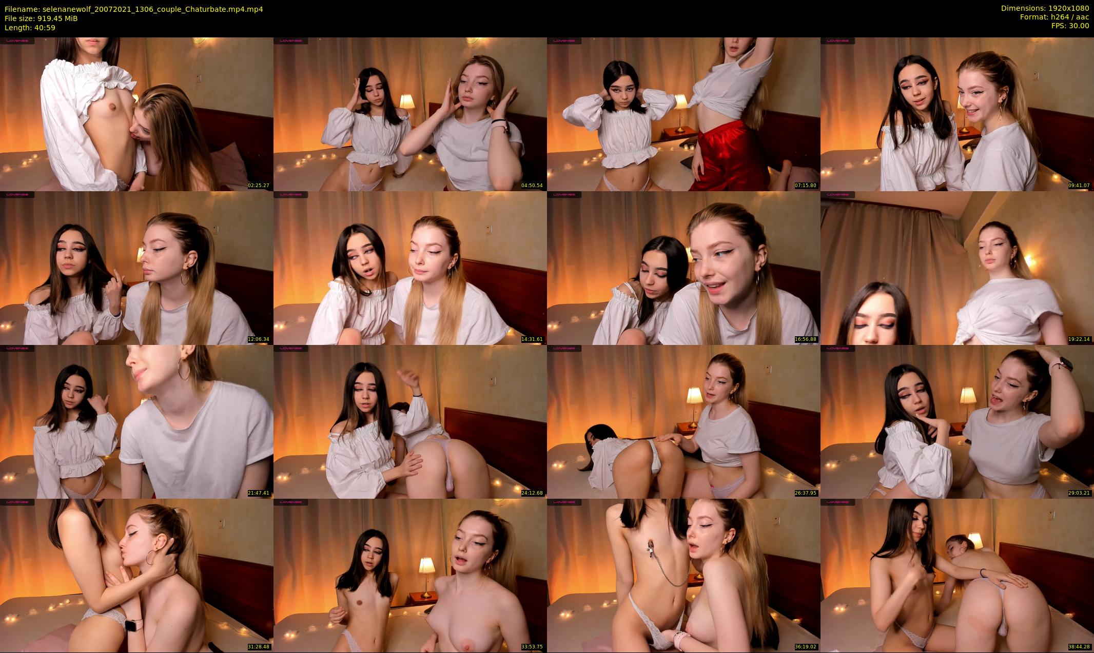 selenanewolf — 41 minute Chaturbate couple cam show recording, 1080p, Jul 20, 2021