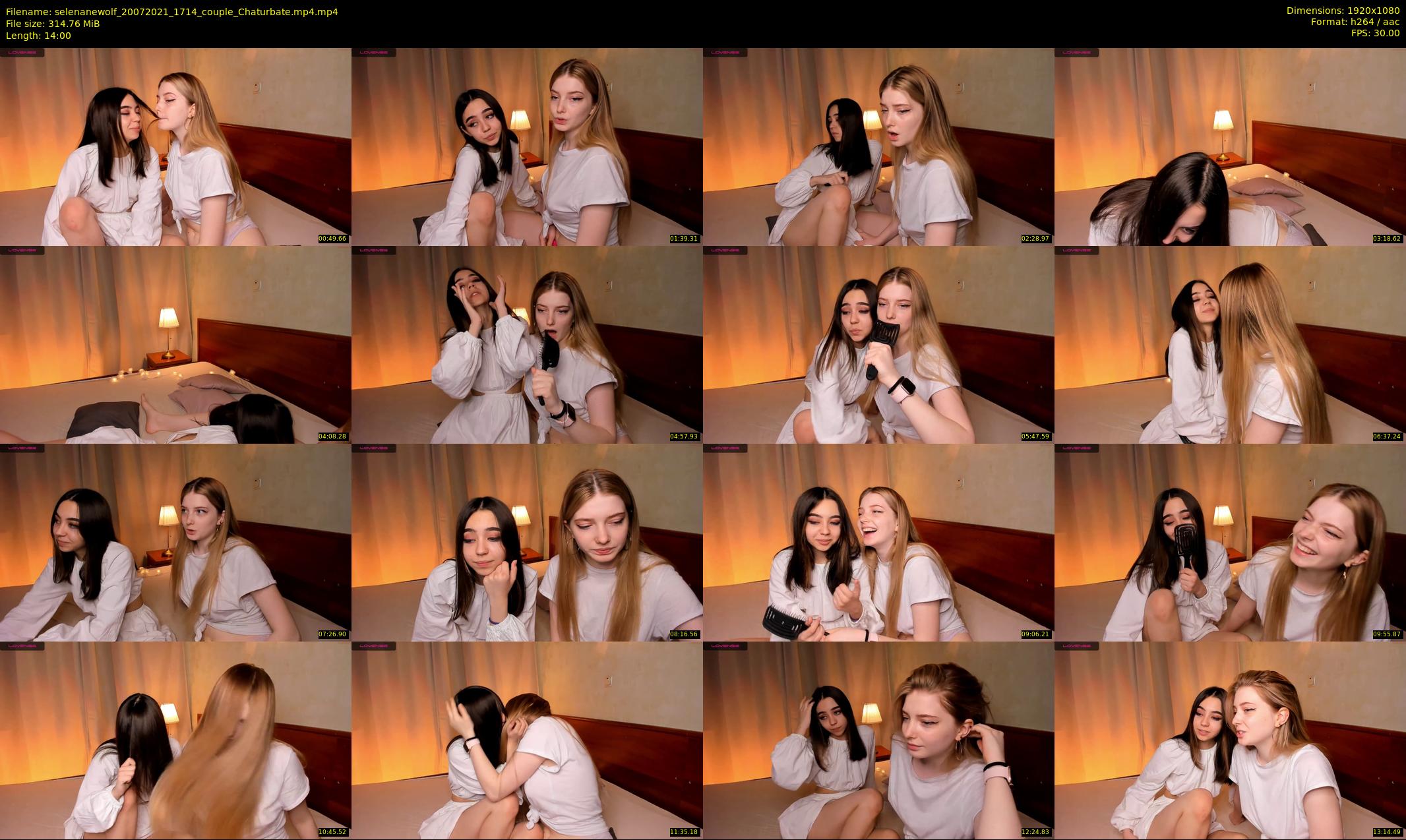 selenanewolf — 14 minute Chaturbate couple cam show recording, 1080p, Jul 20, 2021