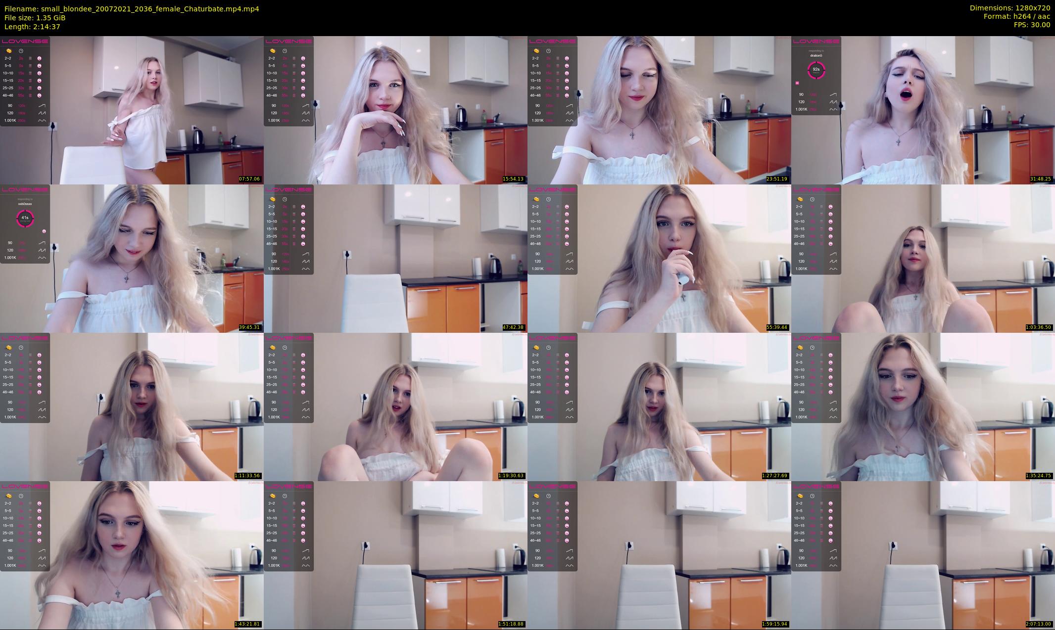 small_blondee — 135 minute Chaturbate female cam show recording, 720p, Jul 20, 2021