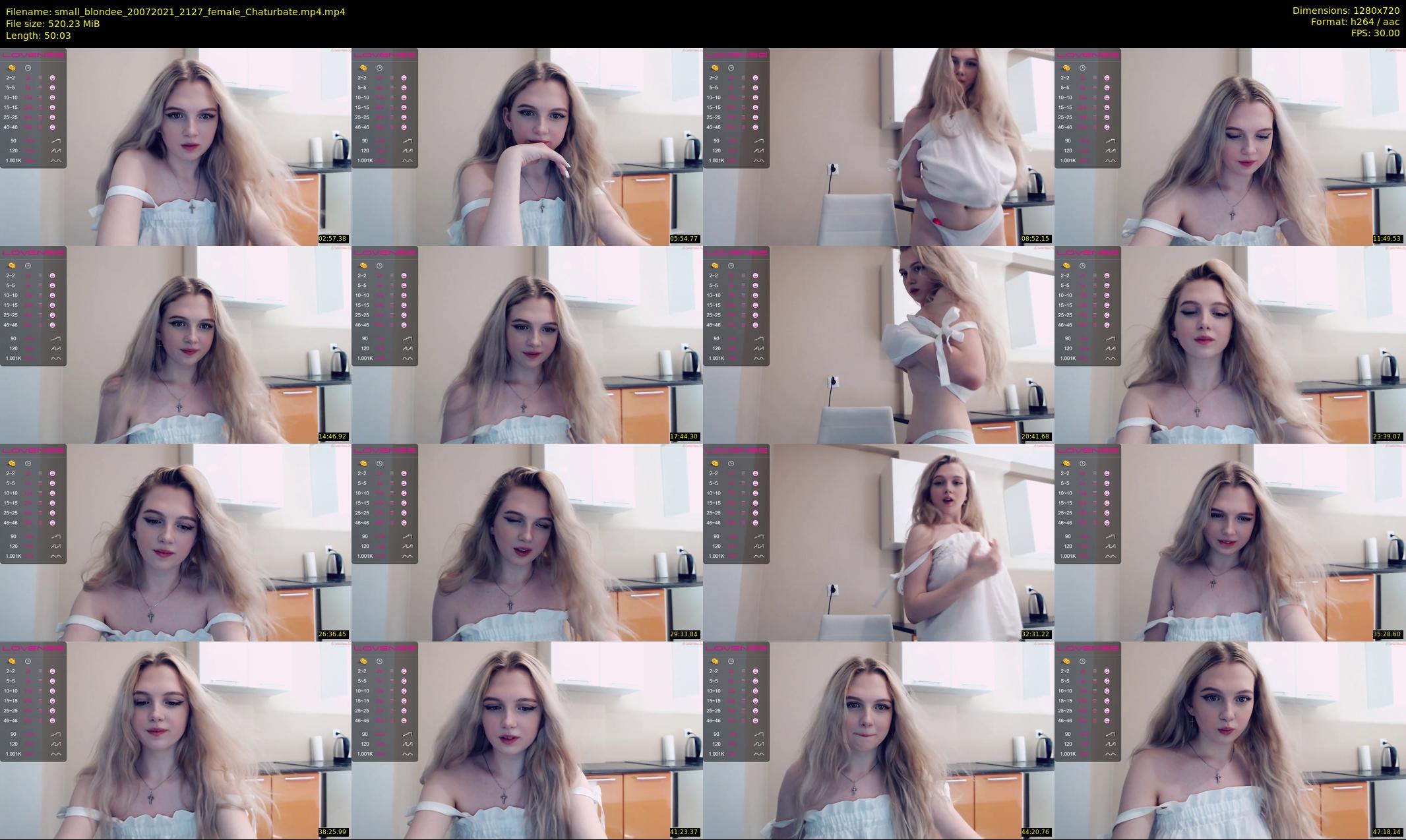 small_blondee — 51 minute Chaturbate female cam show recording, 720p, Jul 20, 2021