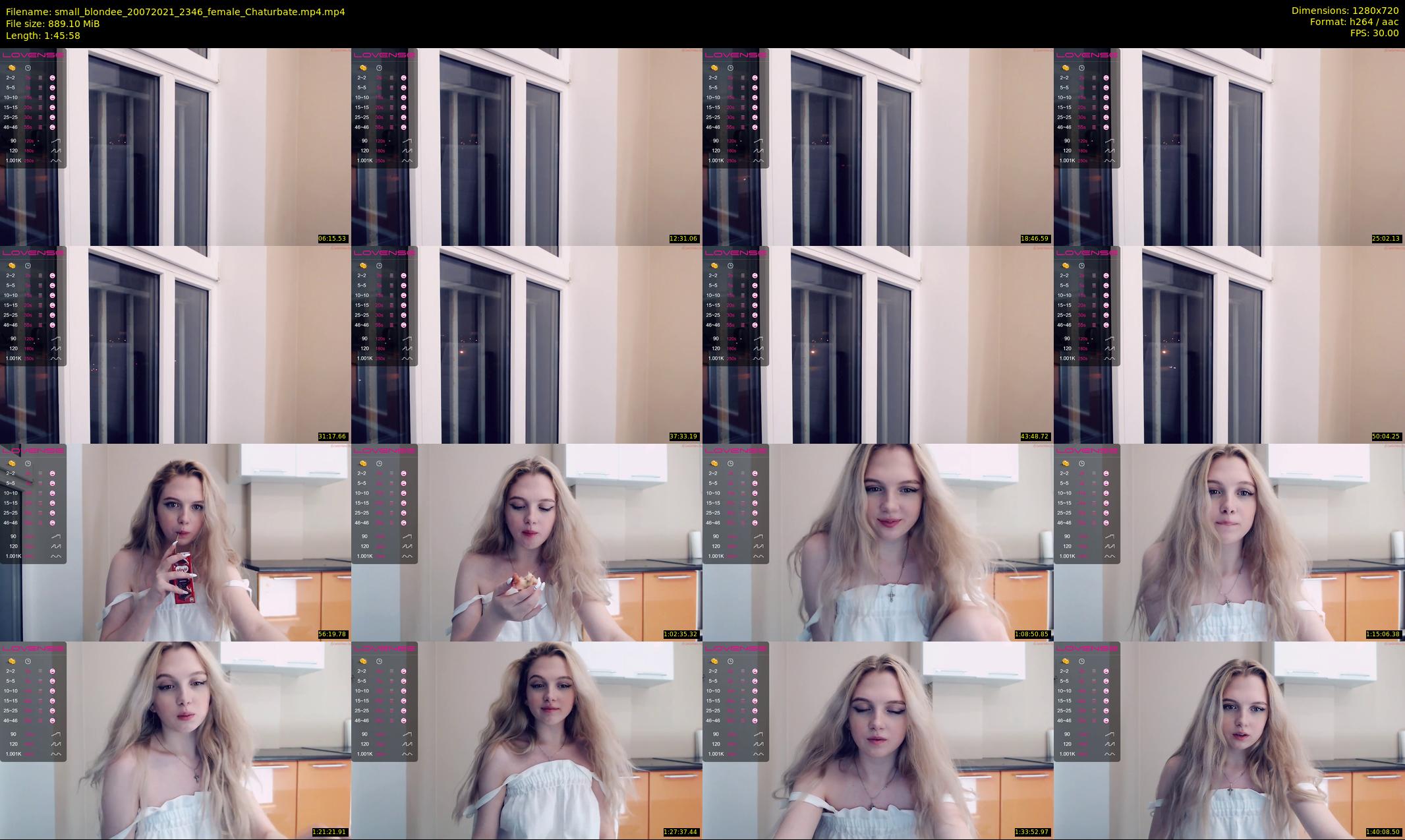 small_blondee — 106 minute Chaturbate female cam show recording, 720p, Jul 20, 2021