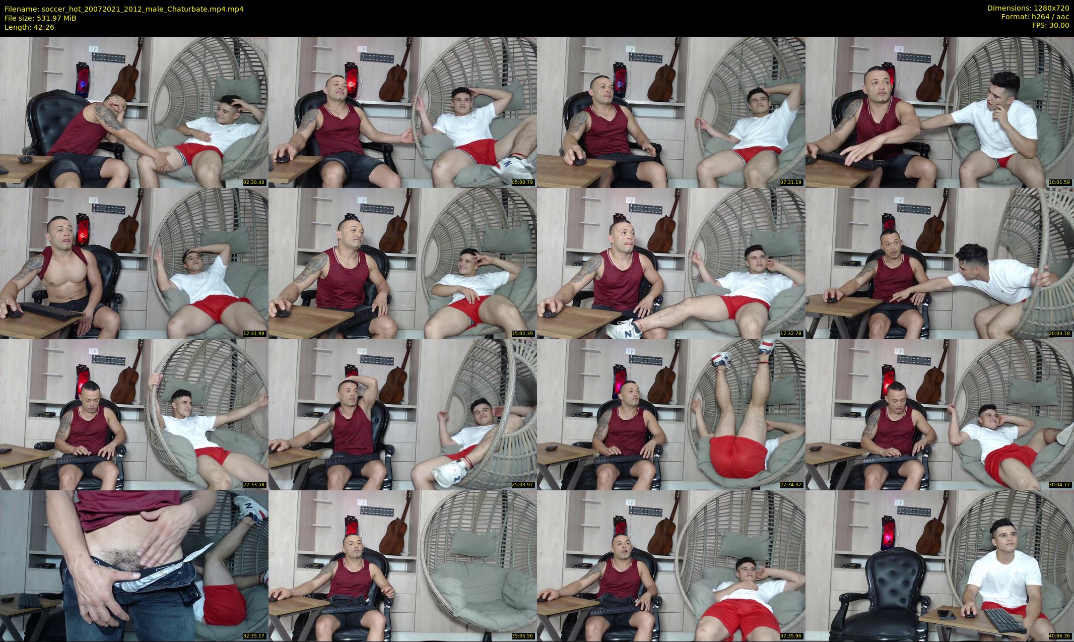 soccer_hot — 43 minute Chaturbate male cam show recording, 720p, Jul 20, 2021