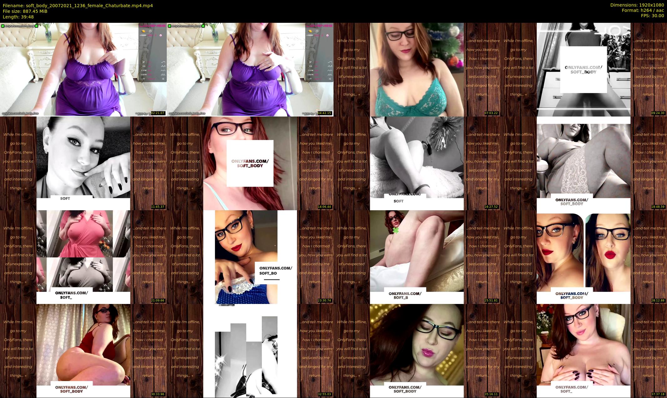 soft_body — 40 minute Chaturbate female cam show recording, 1080p, Jul 20, 2021