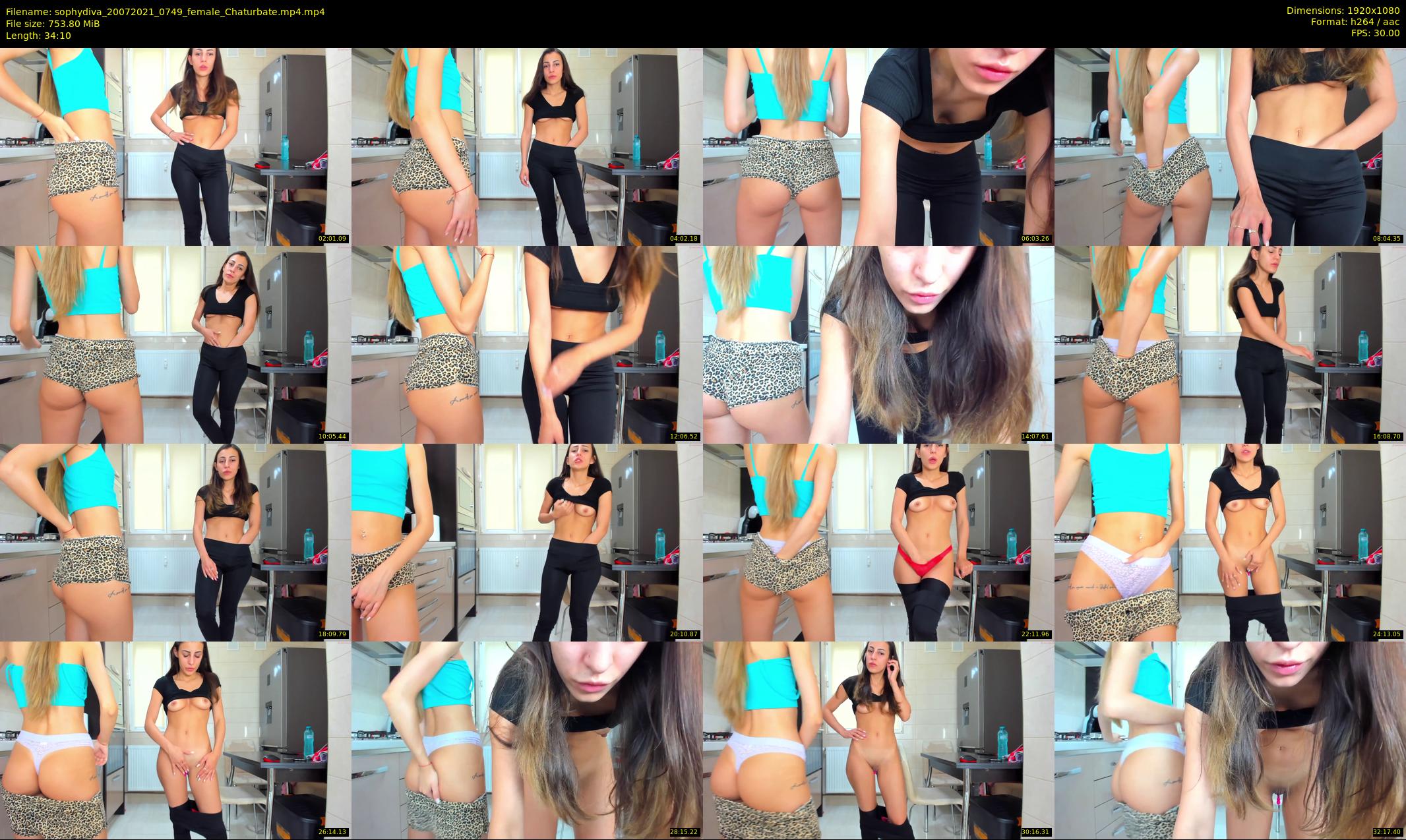 sophydiva — 35 minute Chaturbate female cam show recording, 1080p, Jul 20, 2021