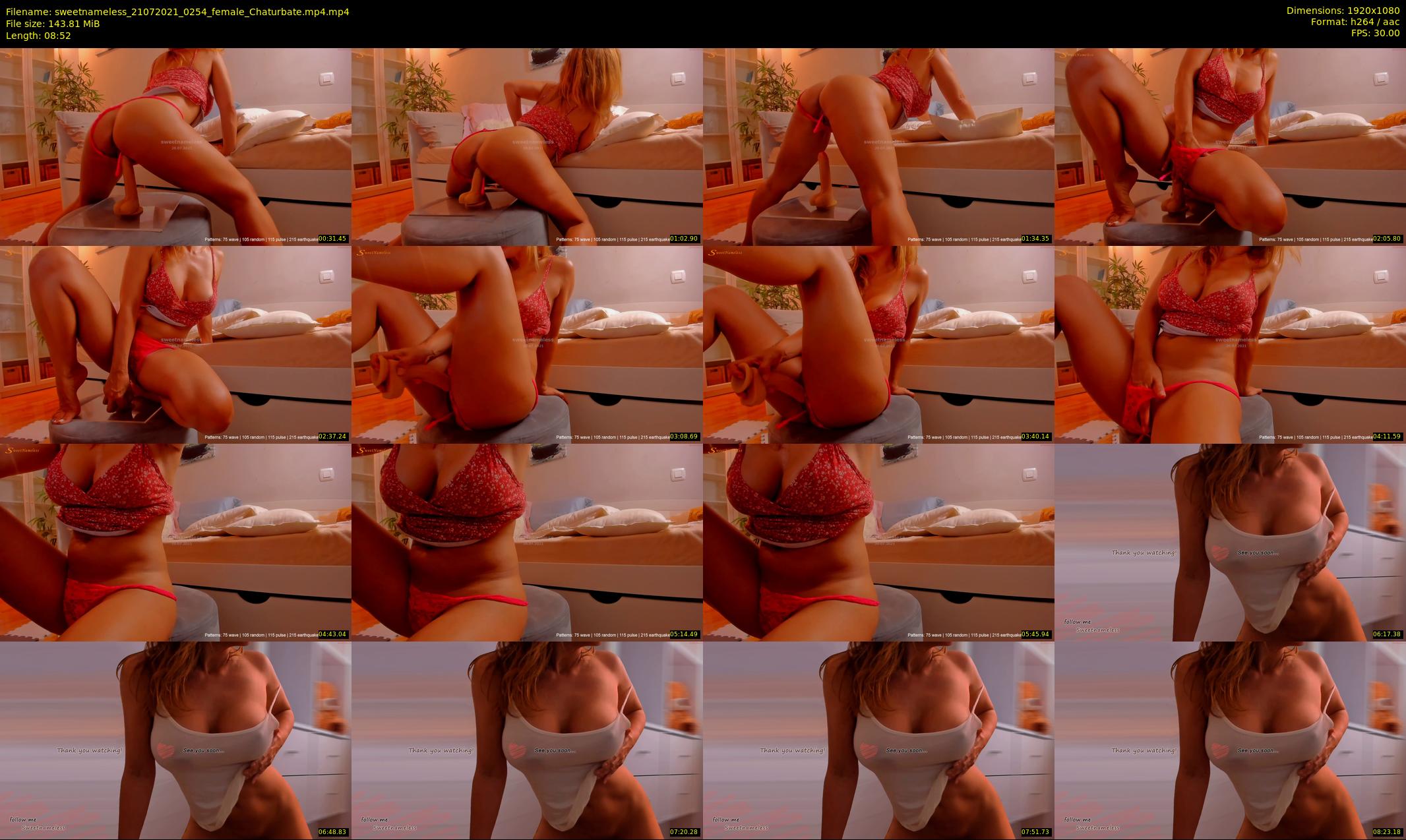 sweetnameless — 9 minute Chaturbate couple cam show recording, 1080p, Jul 21, 2021