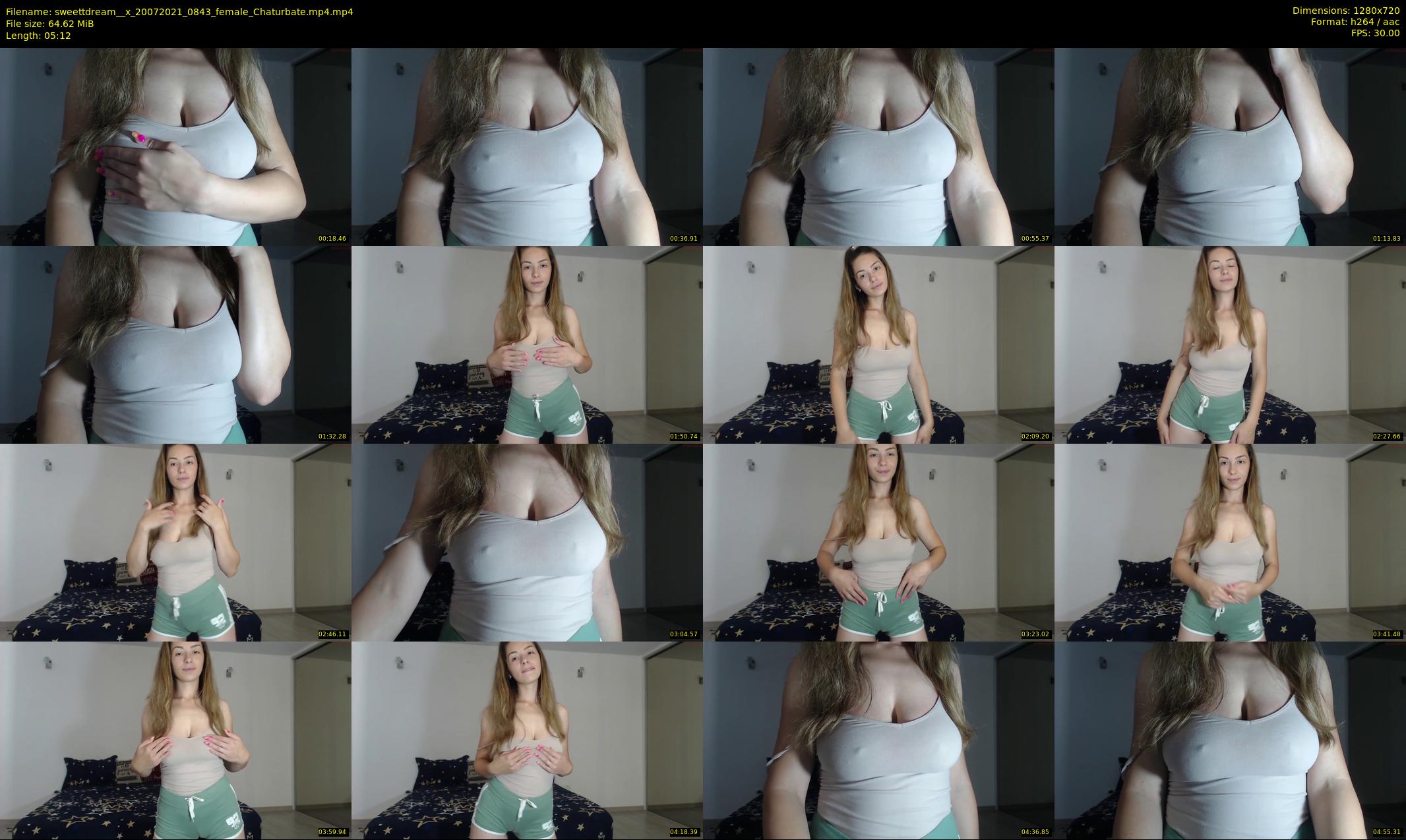 sweettdream__x — 6 minute Chaturbate female cam show recording, 720p, Jul 20, 2021