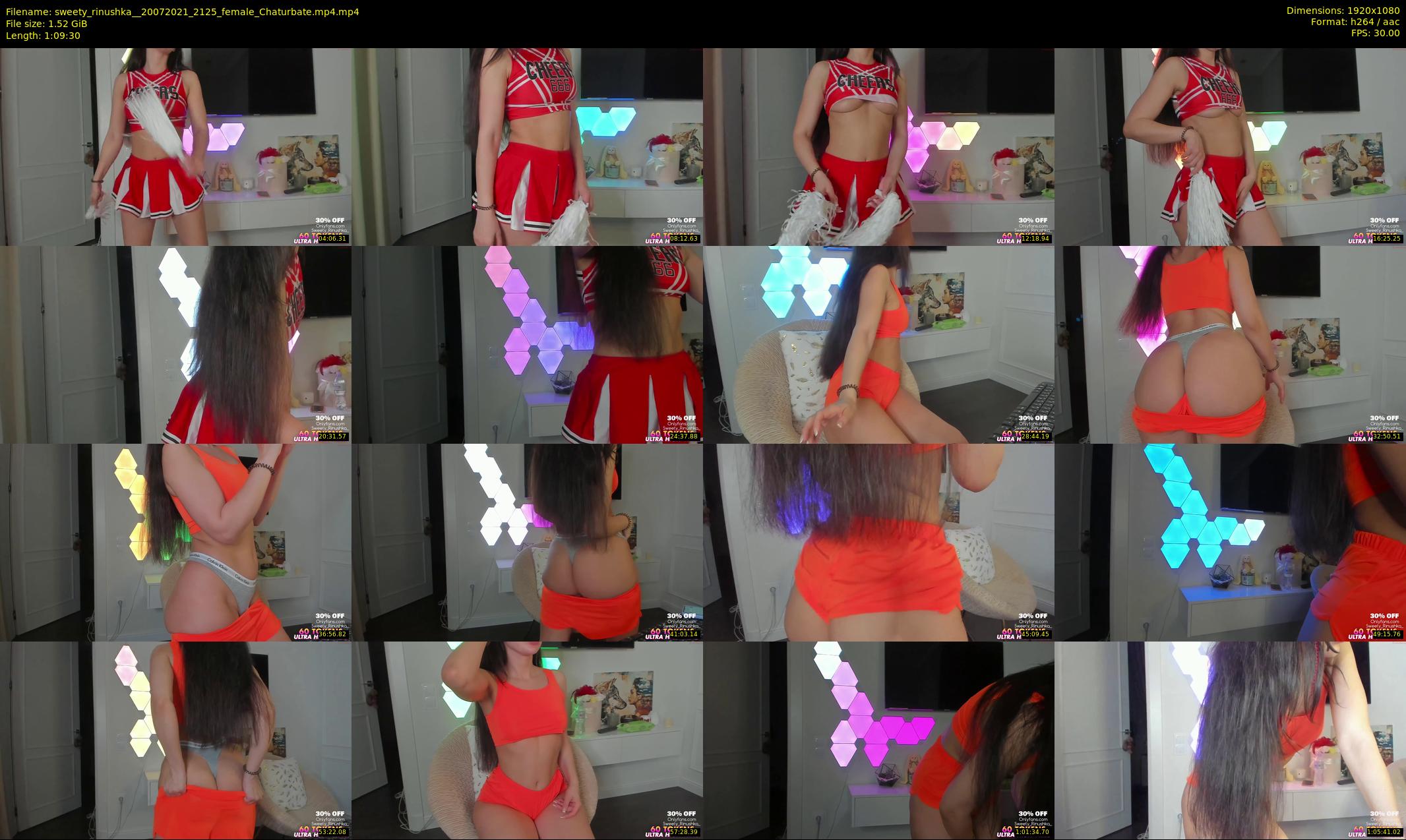 sweety_rinushka_ — 70 minute Chaturbate female cam show recording, 1080p, Jul 20, 2021