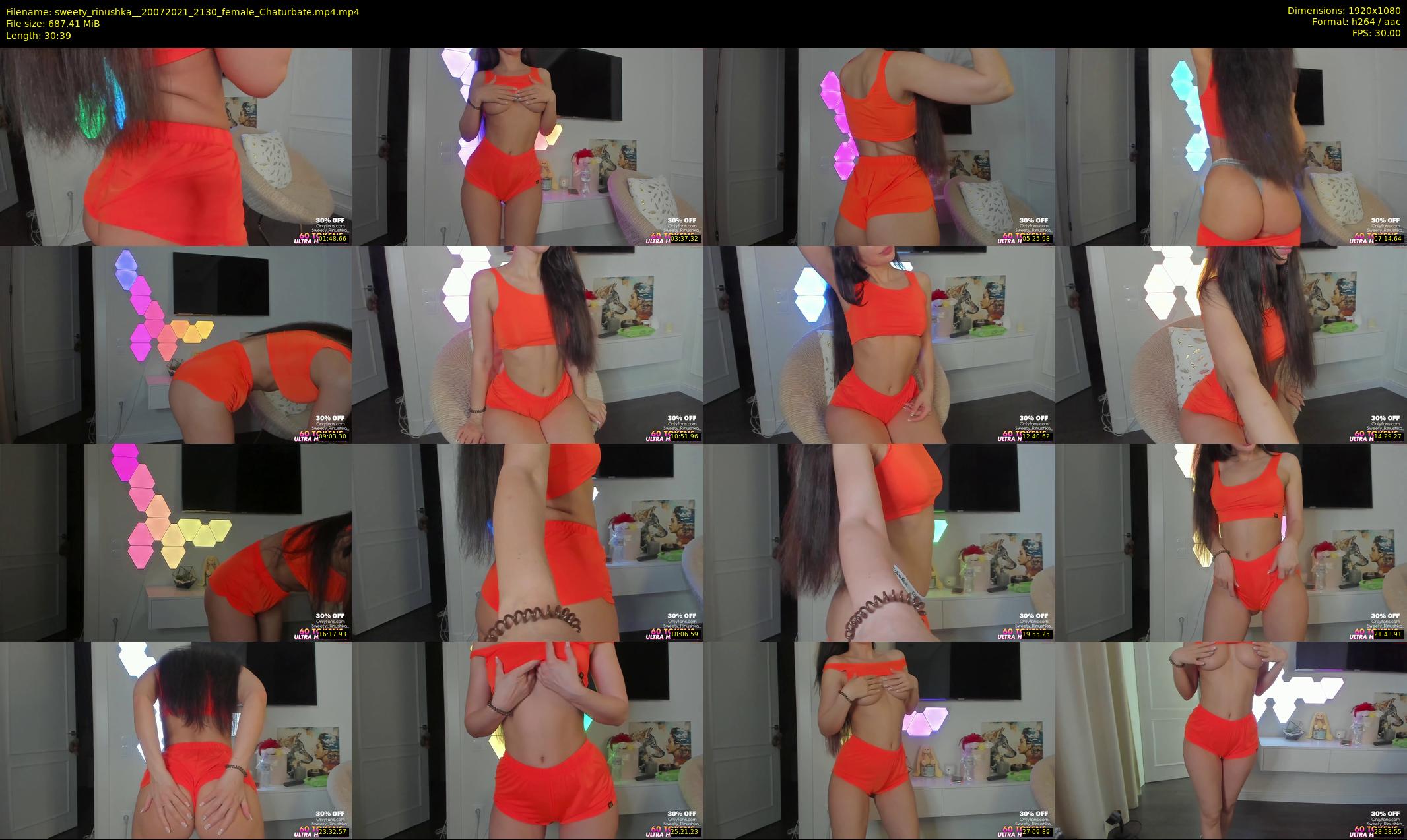 sweety_rinushka_ — 31 minute Chaturbate female cam show recording, 1080p, Jul 20, 2021