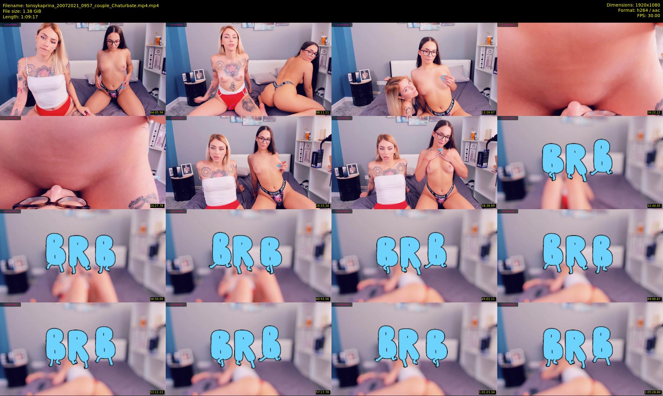 tonsykaprina — 70 minute Chaturbate couple cam show recording, 1080p, Jul 20, 2021