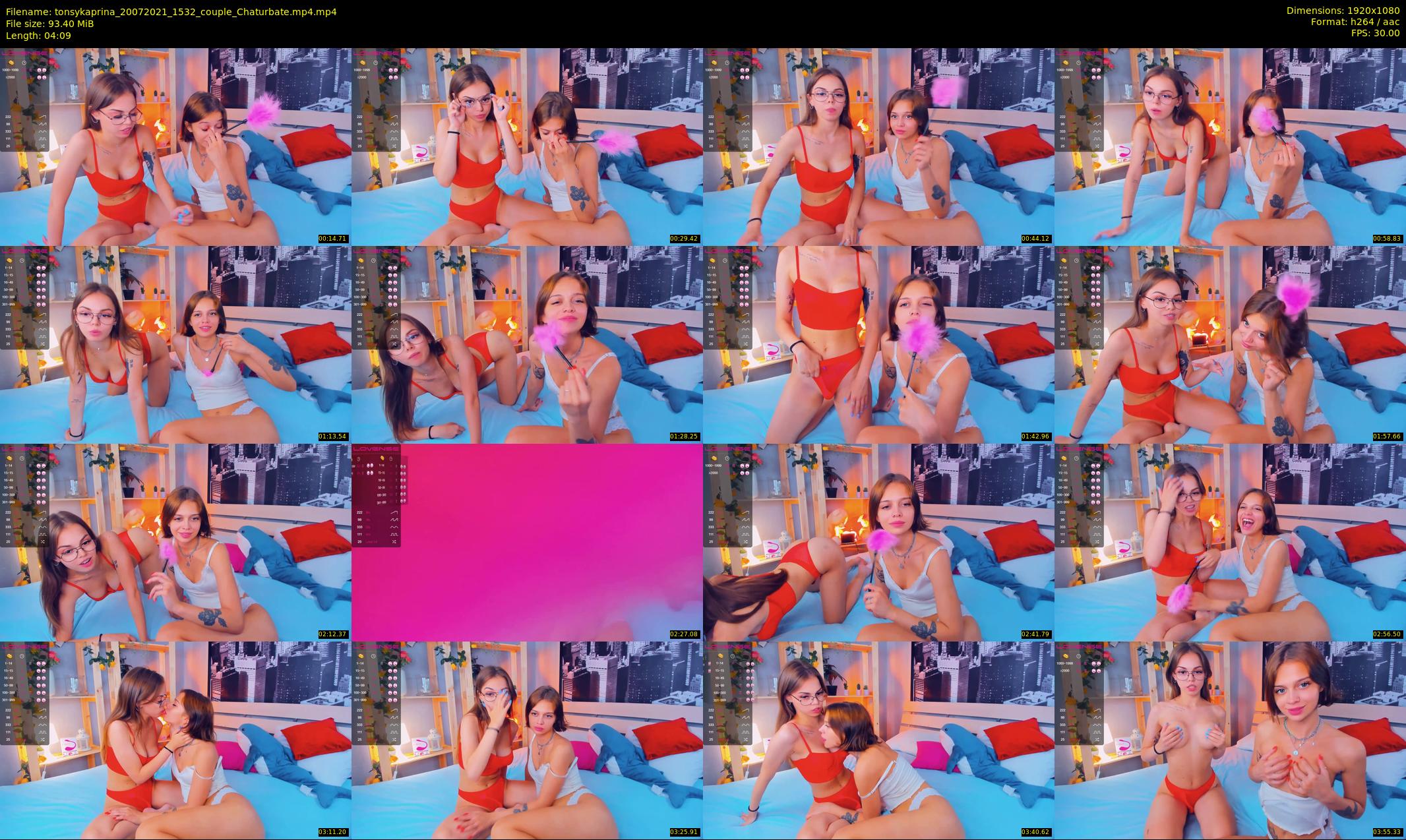 tonsykaprina — 5 minute Chaturbate couple cam show recording, 1080p, Jul 20, 2021