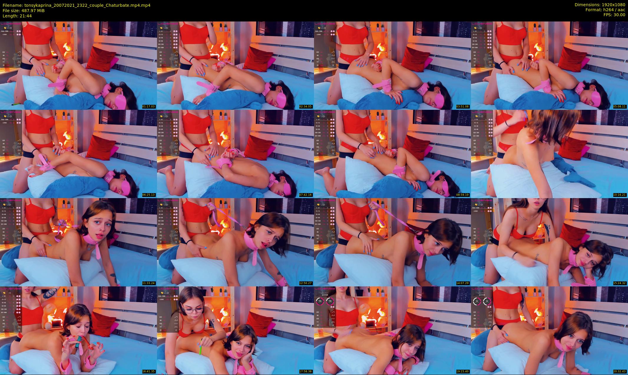 tonsykaprina — 22 minute Chaturbate couple cam show recording, 1080p, Jul 20, 2021