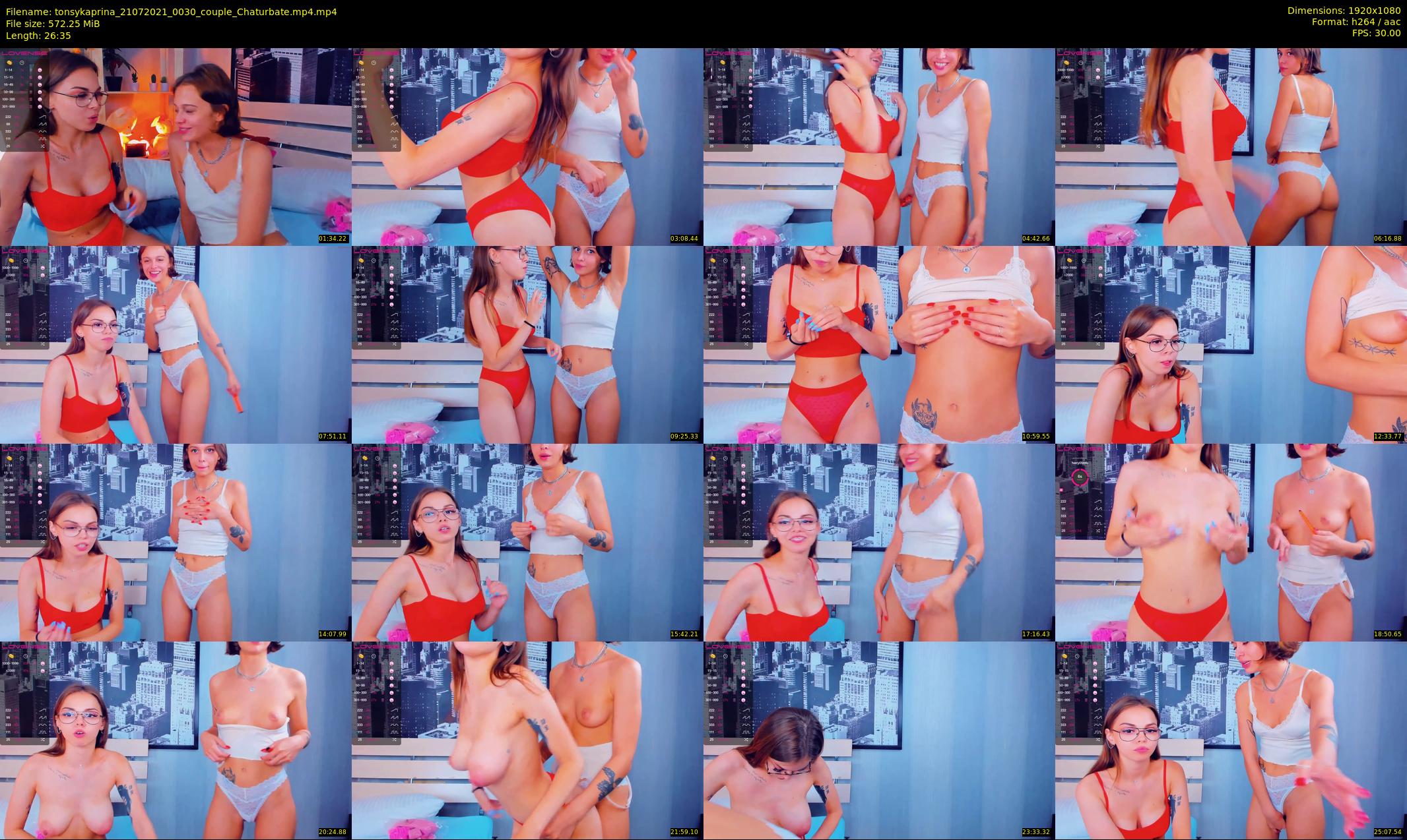 tonsykaprina — 27 minute Chaturbate couple cam show recording, 1080p, Jul 21, 2021
