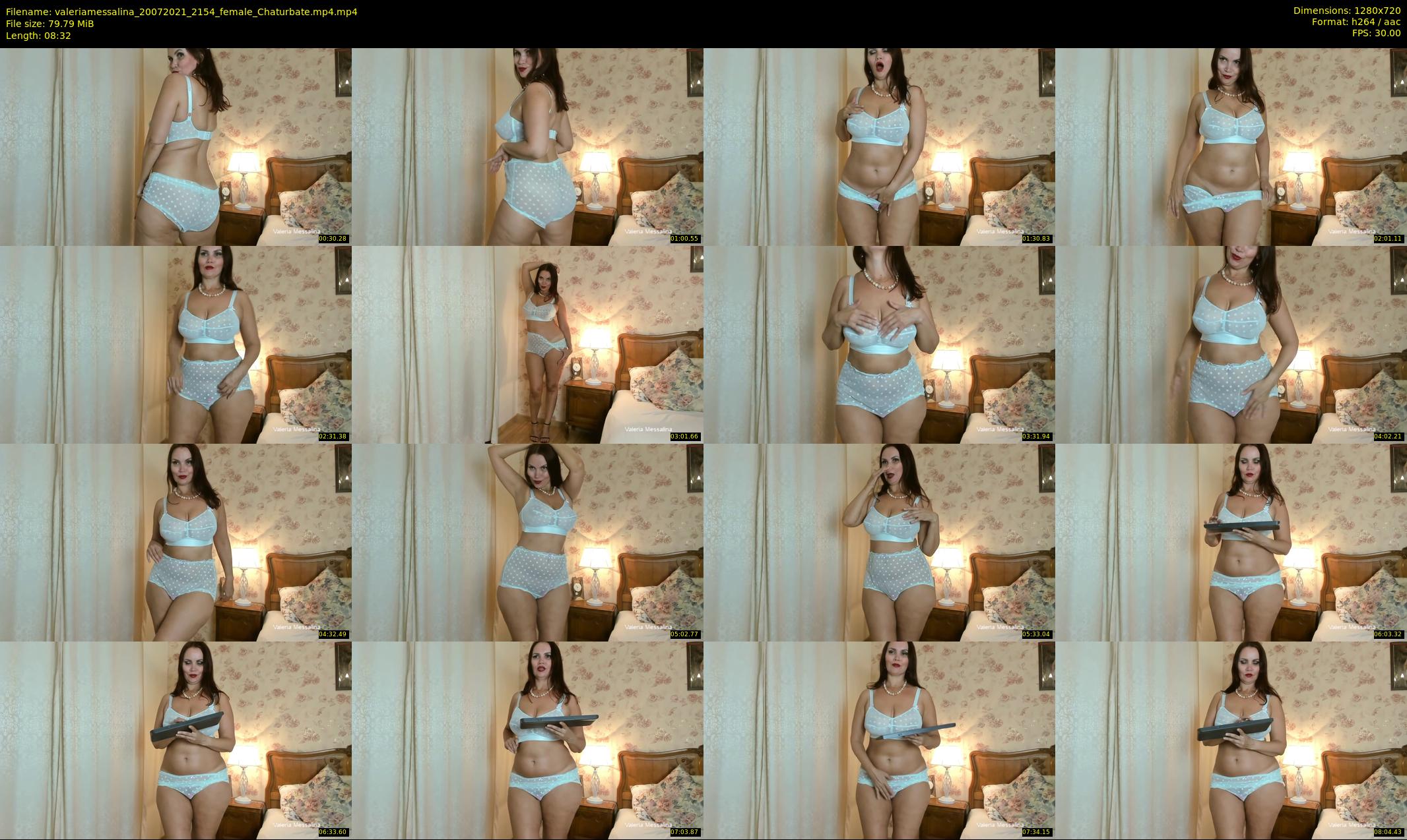 valeriamessalina — 9 minute Chaturbate female cam show recording, 720p, Jul 20, 2021