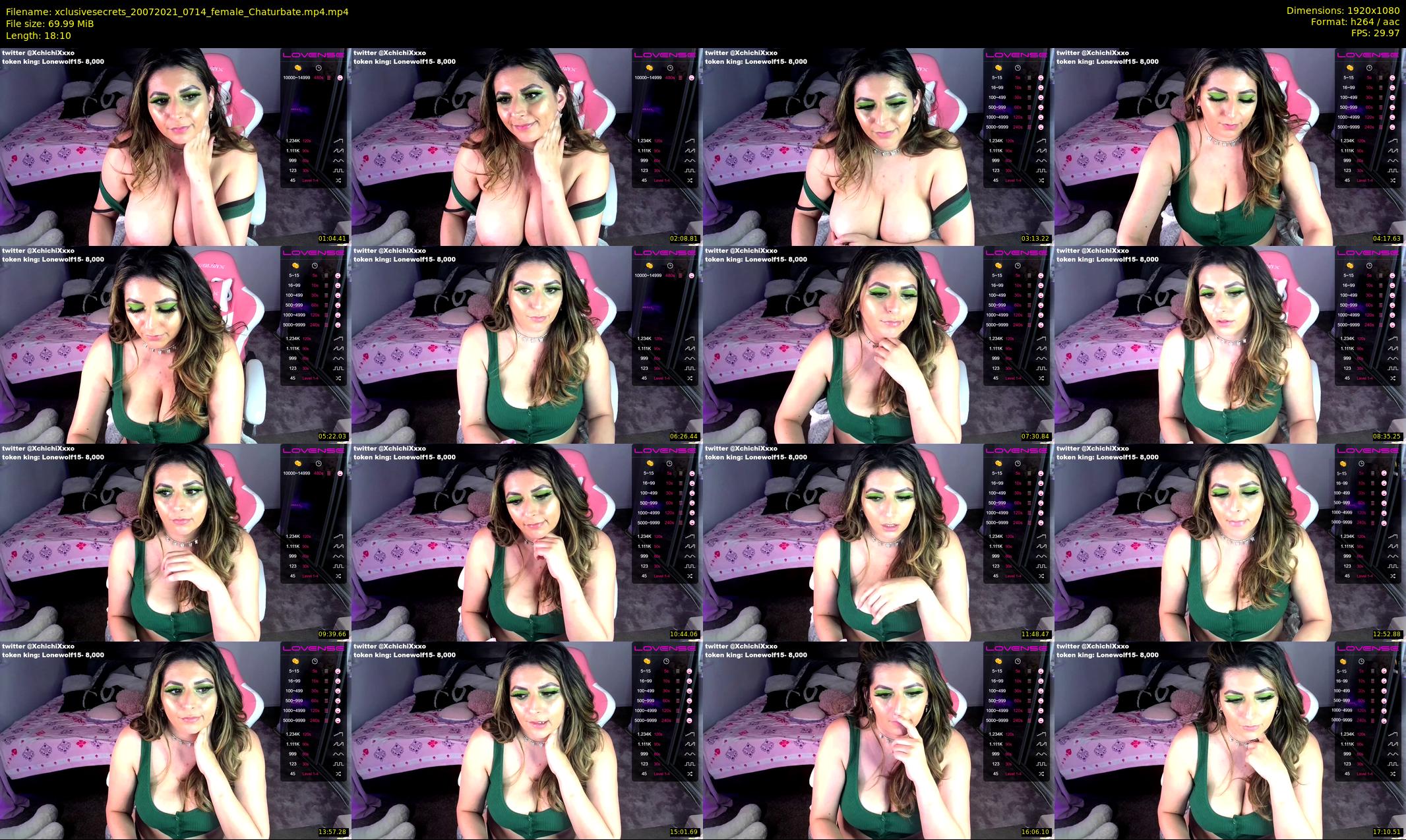 xclusivesecrets — 19 minute Chaturbate female cam show recording, 1080p, Jul 20, 2021