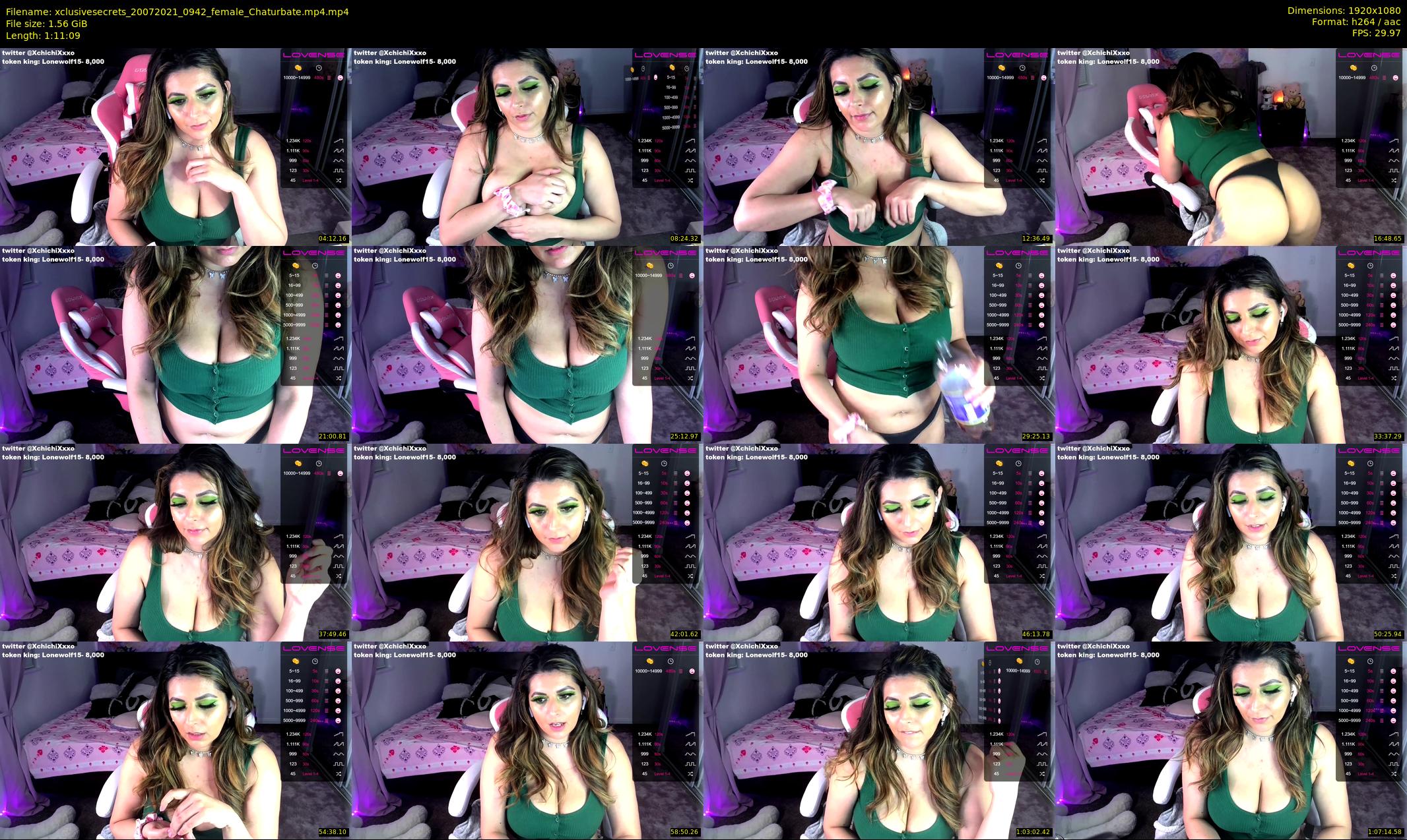 xclusivesecrets — 72 minute Chaturbate female cam show recording, 1080p, Jul 20, 2021