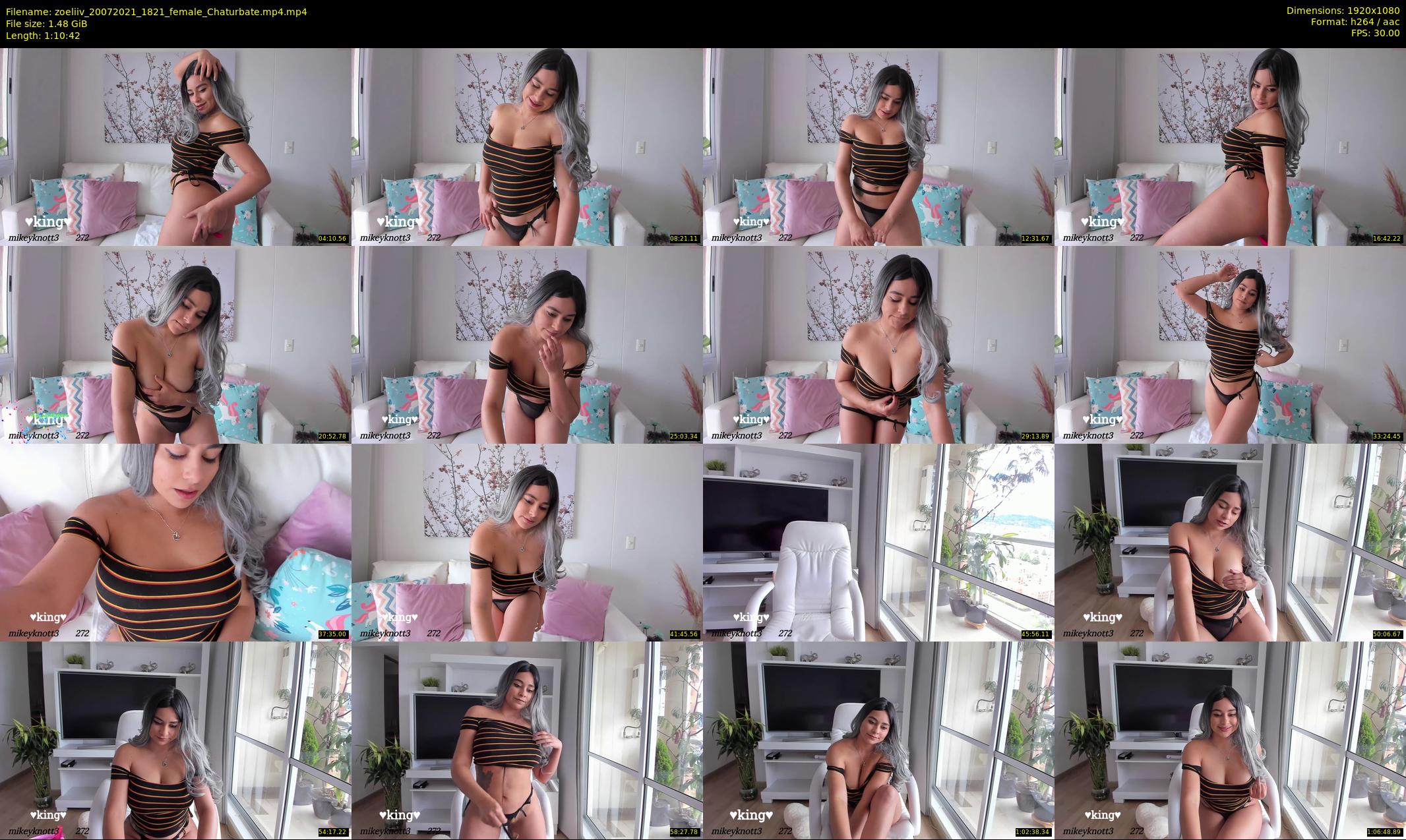 zoeliiv — 71 minute Chaturbate female cam show recording, 1080p, Jul 20, 2021