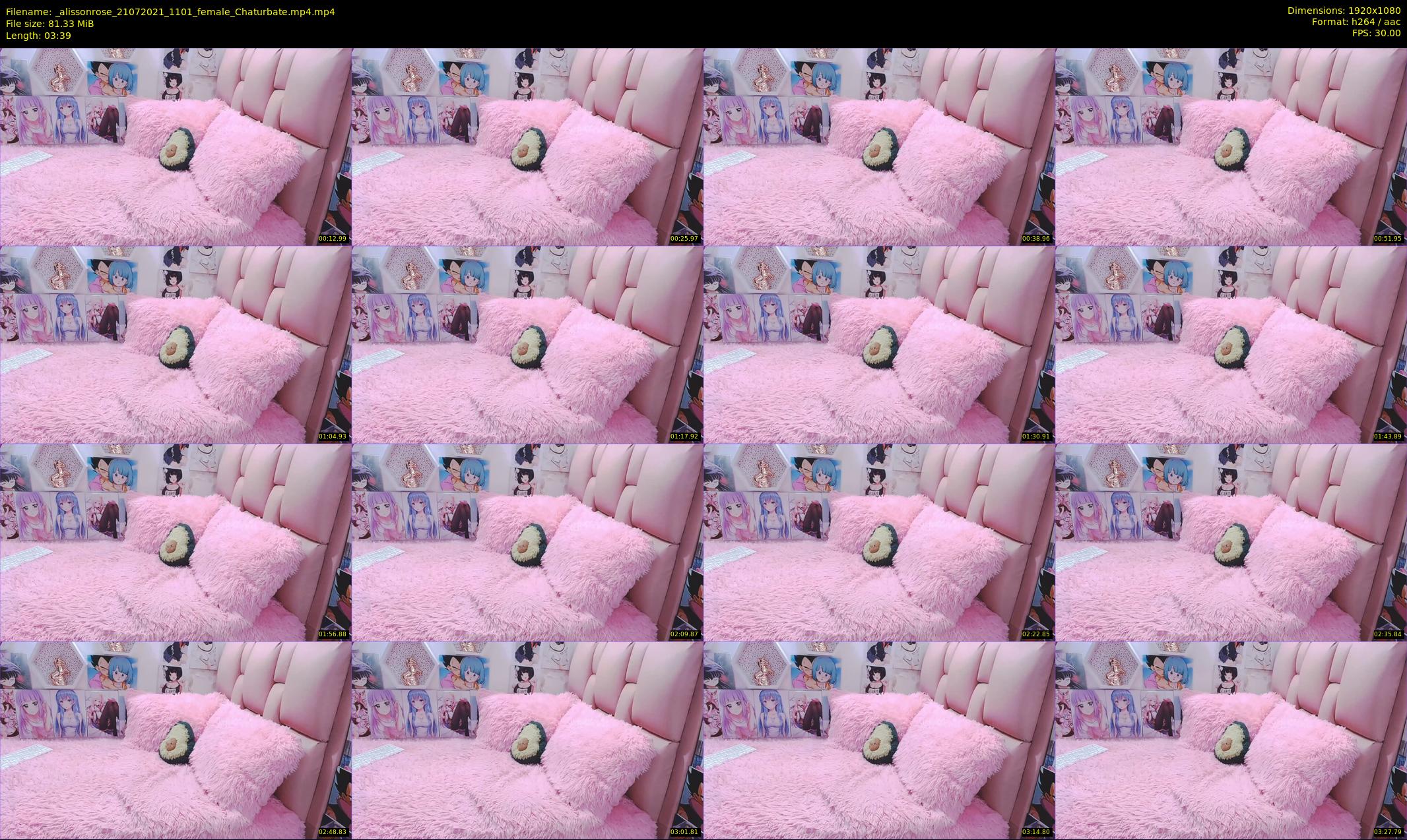 _alissonrose — 4 minute Chaturbate female cam show recording, 1080p, Jul 21, 2021