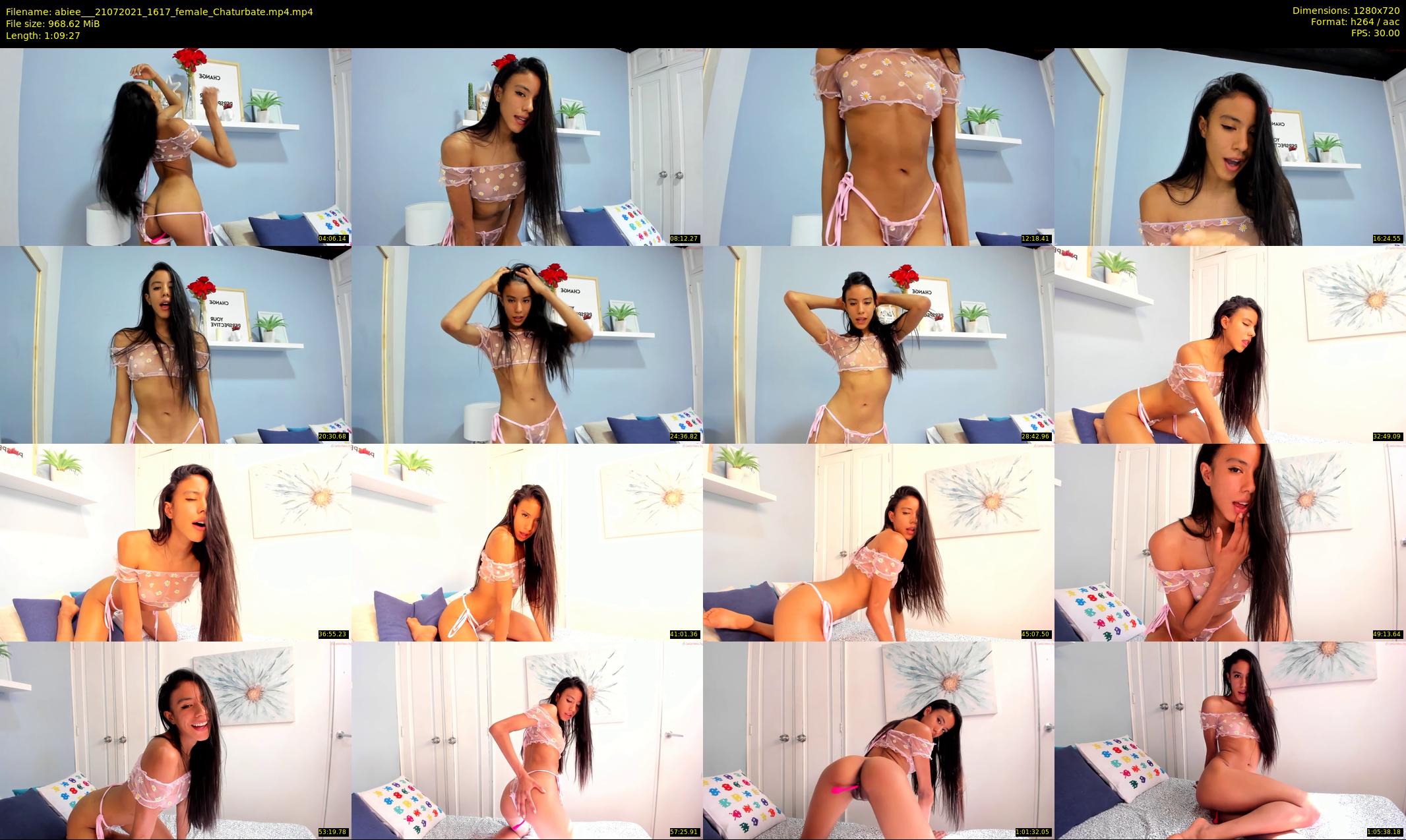 abiee__ — 70 minute Chaturbate female cam show recording, 720p, Jul 21, 2021