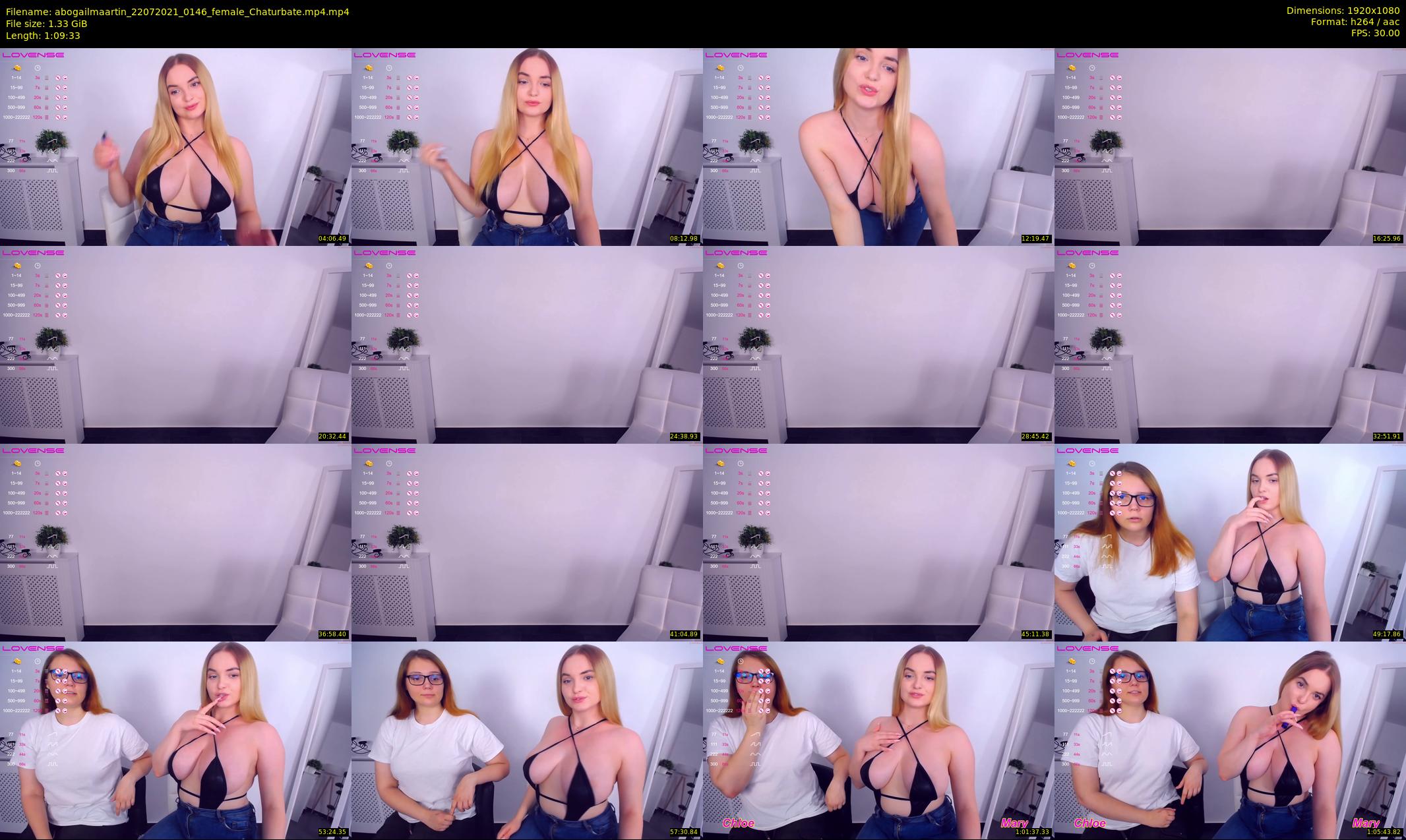 abogailmaartin — 70 minute Chaturbate female cam show recording, 1080p, Jul 22, 2021