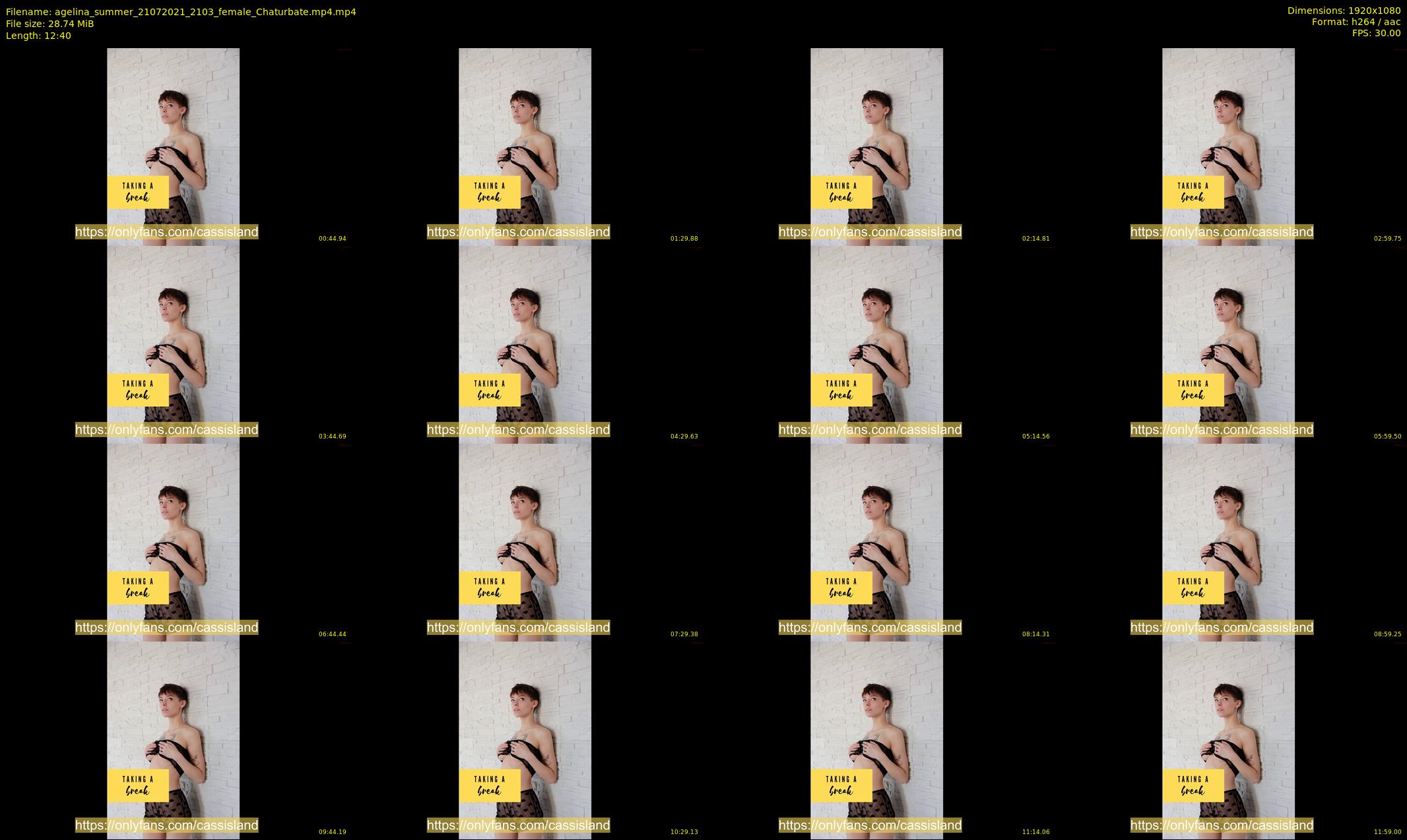 agelina_summer — 13 minute Chaturbate female cam show recording, 1080p, Jul 21, 2021