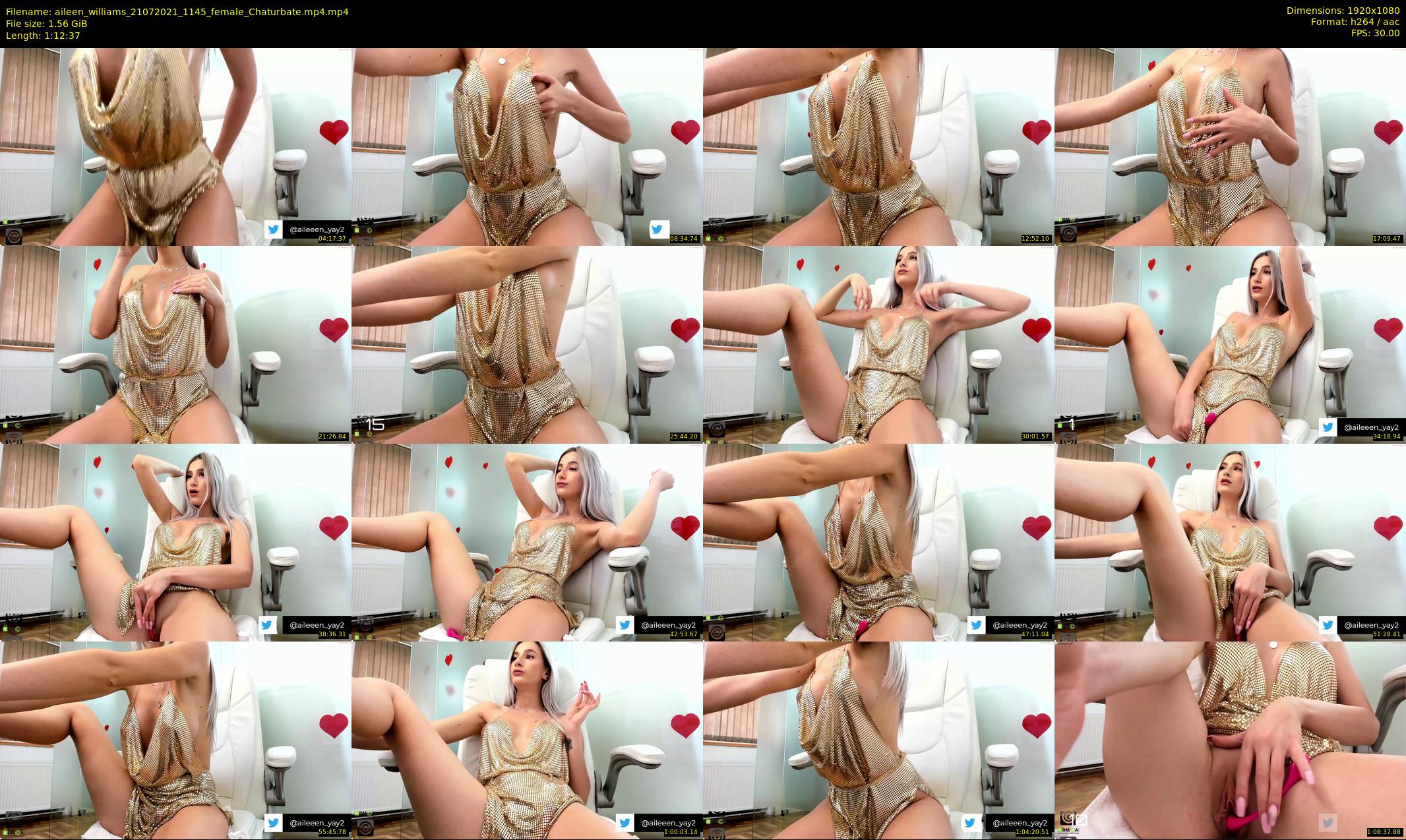 aileen_williams — 73 minute Chaturbate female cam show recording, 1080p, Jul 21, 2021