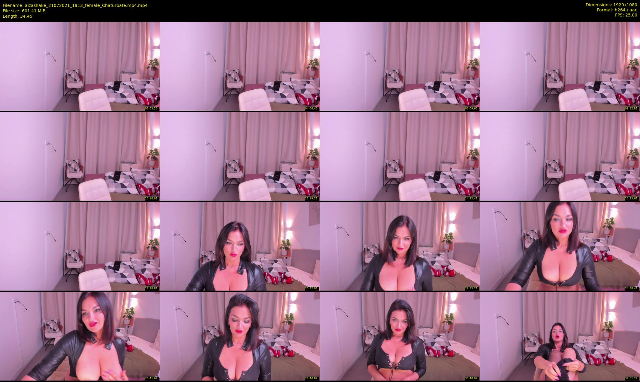 aizashake — 35 minute Chaturbate female cam show recording, 1080p, Jul 21, 2021