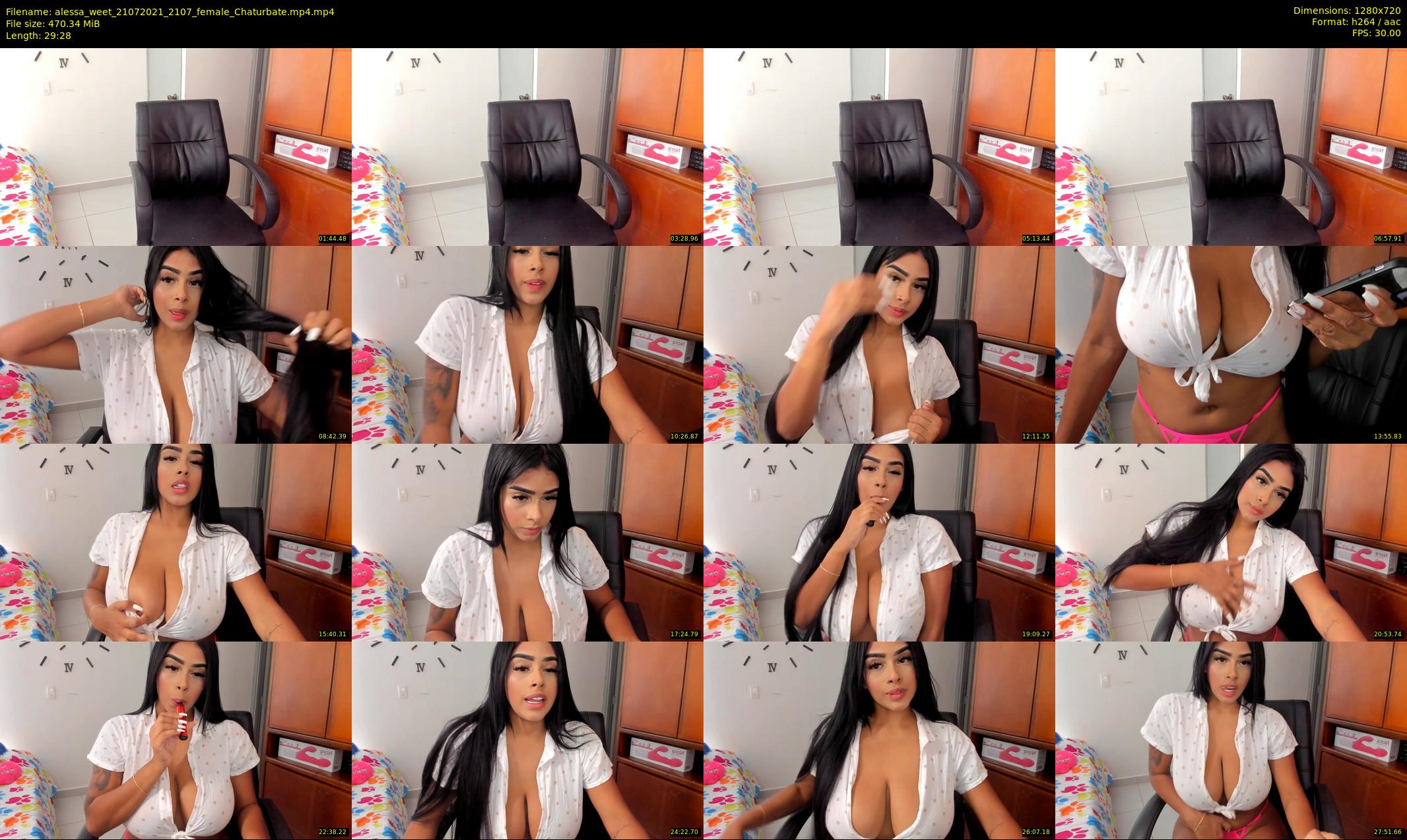alessa_weet — 30 minute Chaturbate female cam show recording, 720p, Jul 21, 2021