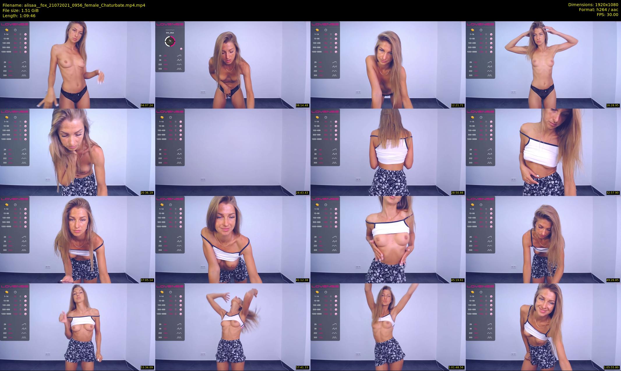 alisaa__fox — 70 minute Chaturbate female cam show recording, 1080p, Jul 21, 2021