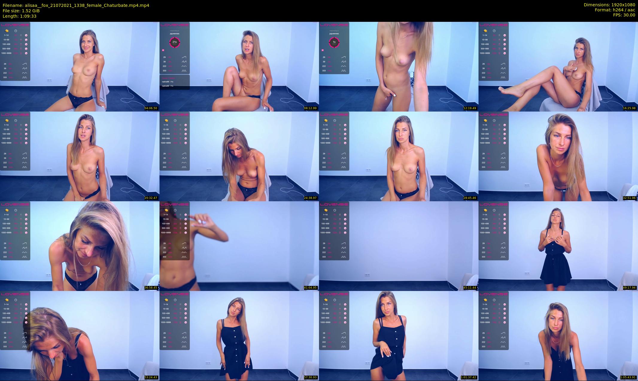 alisaa__fox — 70 minute Chaturbate female cam show recording, 1080p, Jul 21, 2021