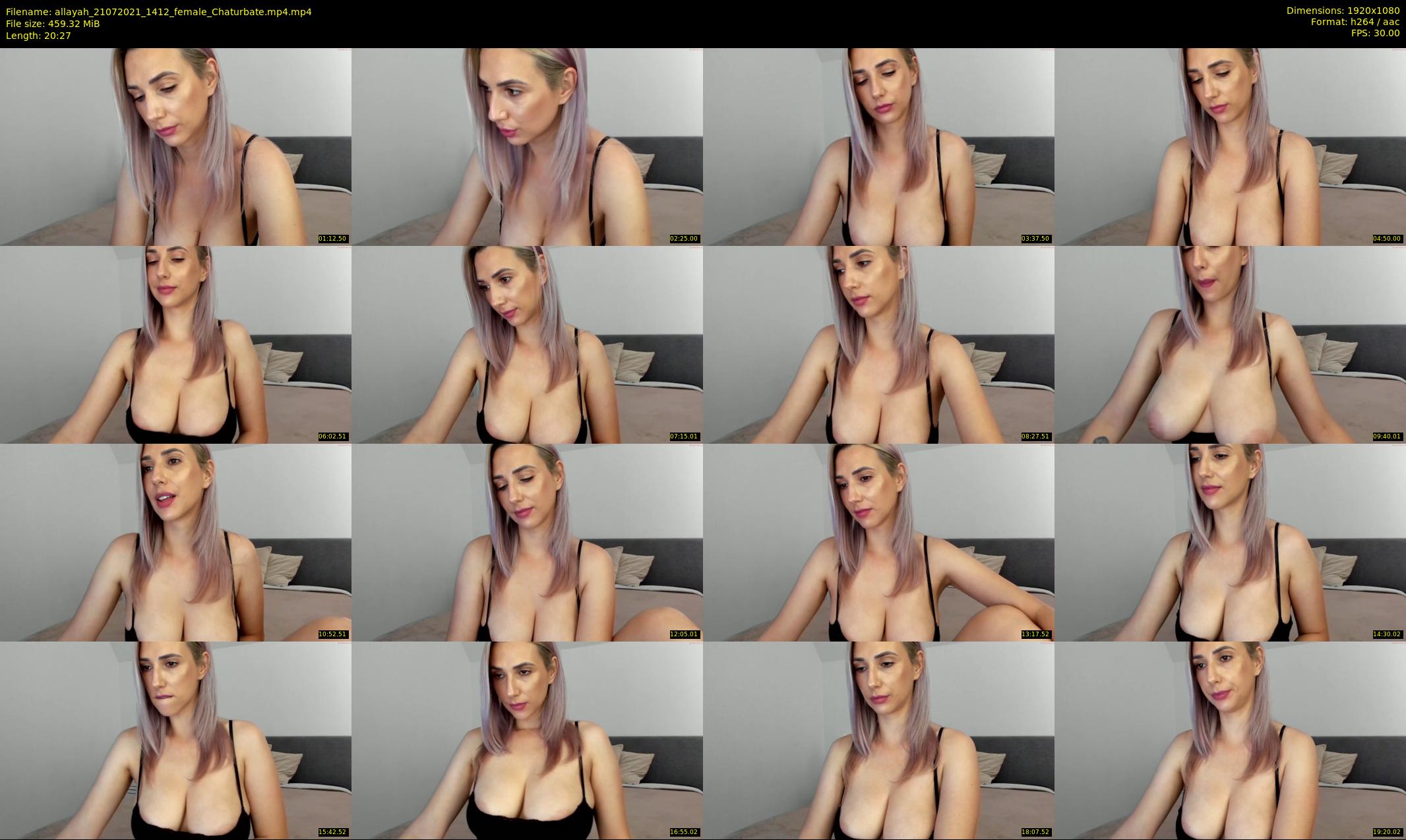 allayah — 21 minute Chaturbate female cam show recording, 1080p, Jul 21, 2021