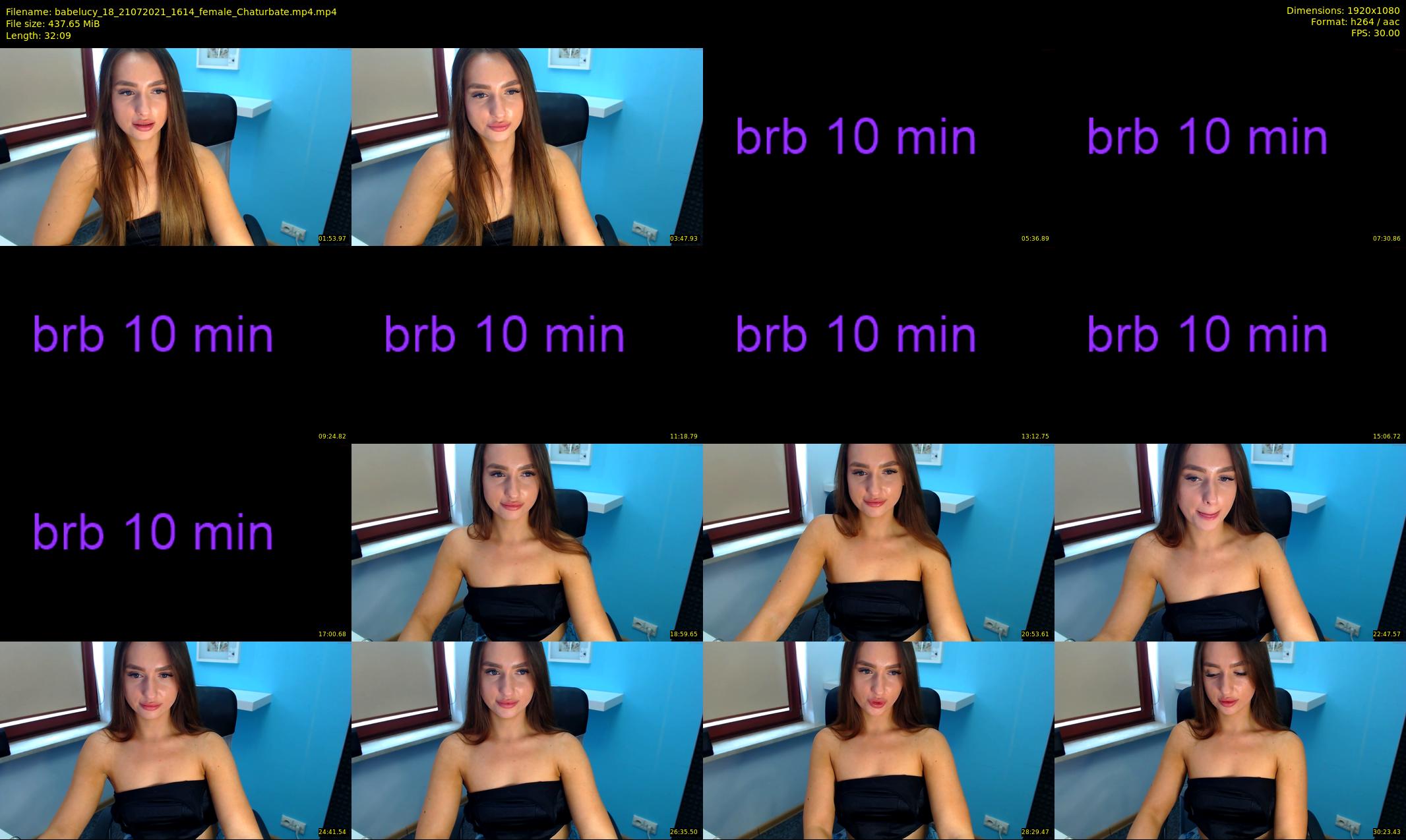 babelucy_18 — 33 minute Chaturbate female cam show recording, 1080p, Jul 21, 2021